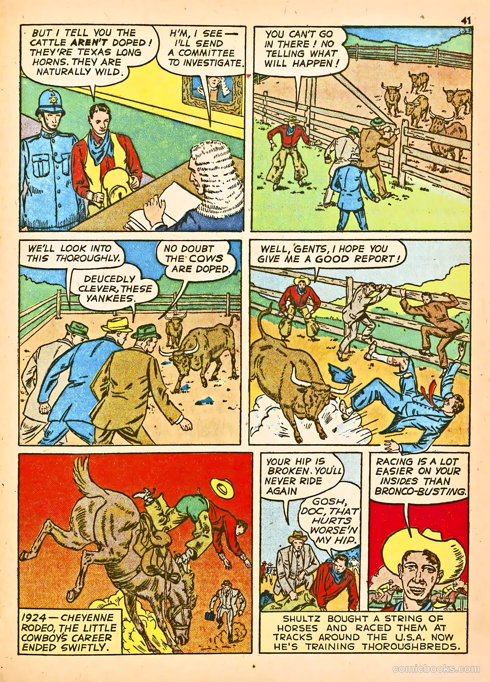 True Comics #14 (1942) — page 40 of 67