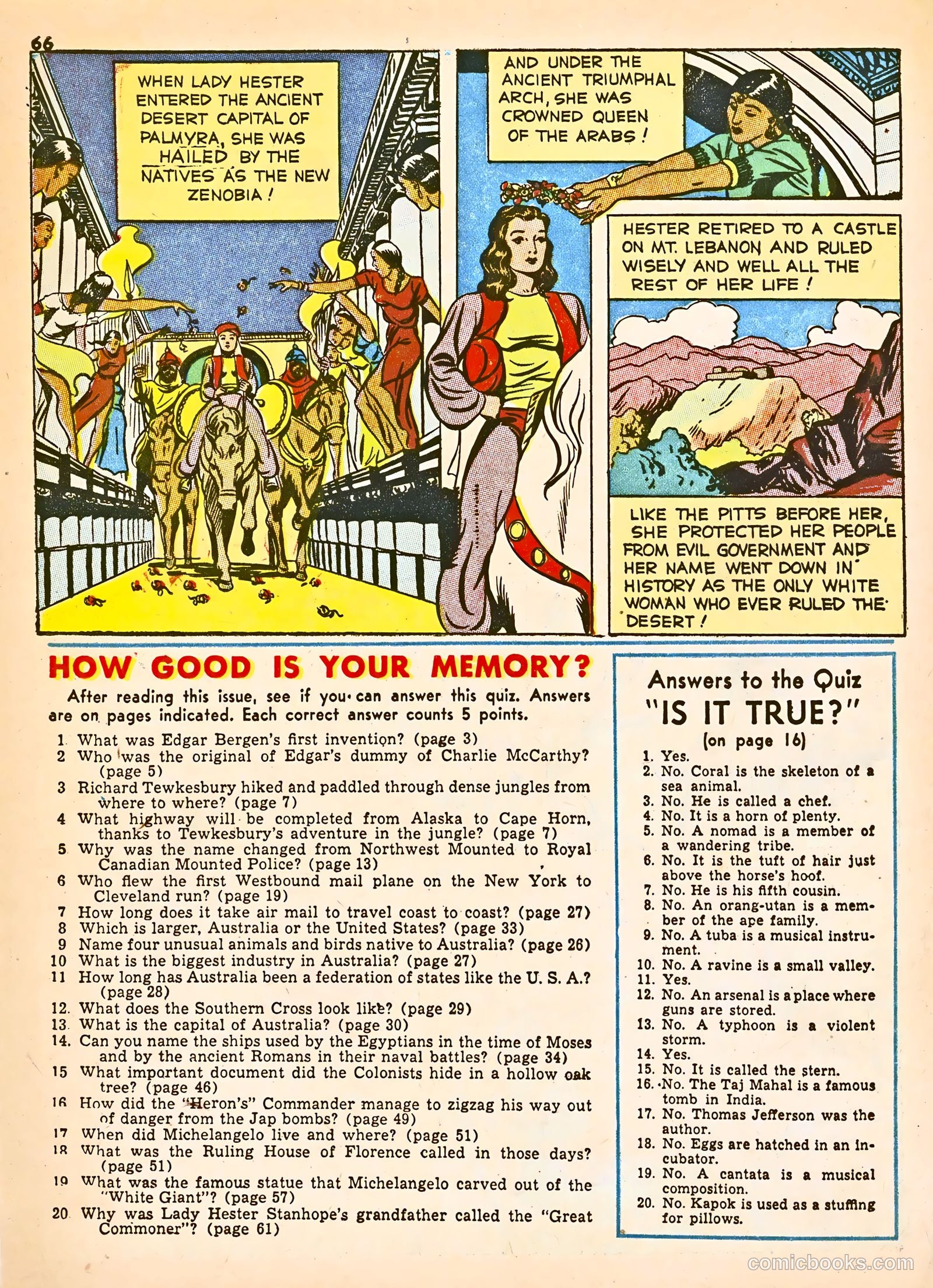 True Comics #14 (1942) — page 65 of 67