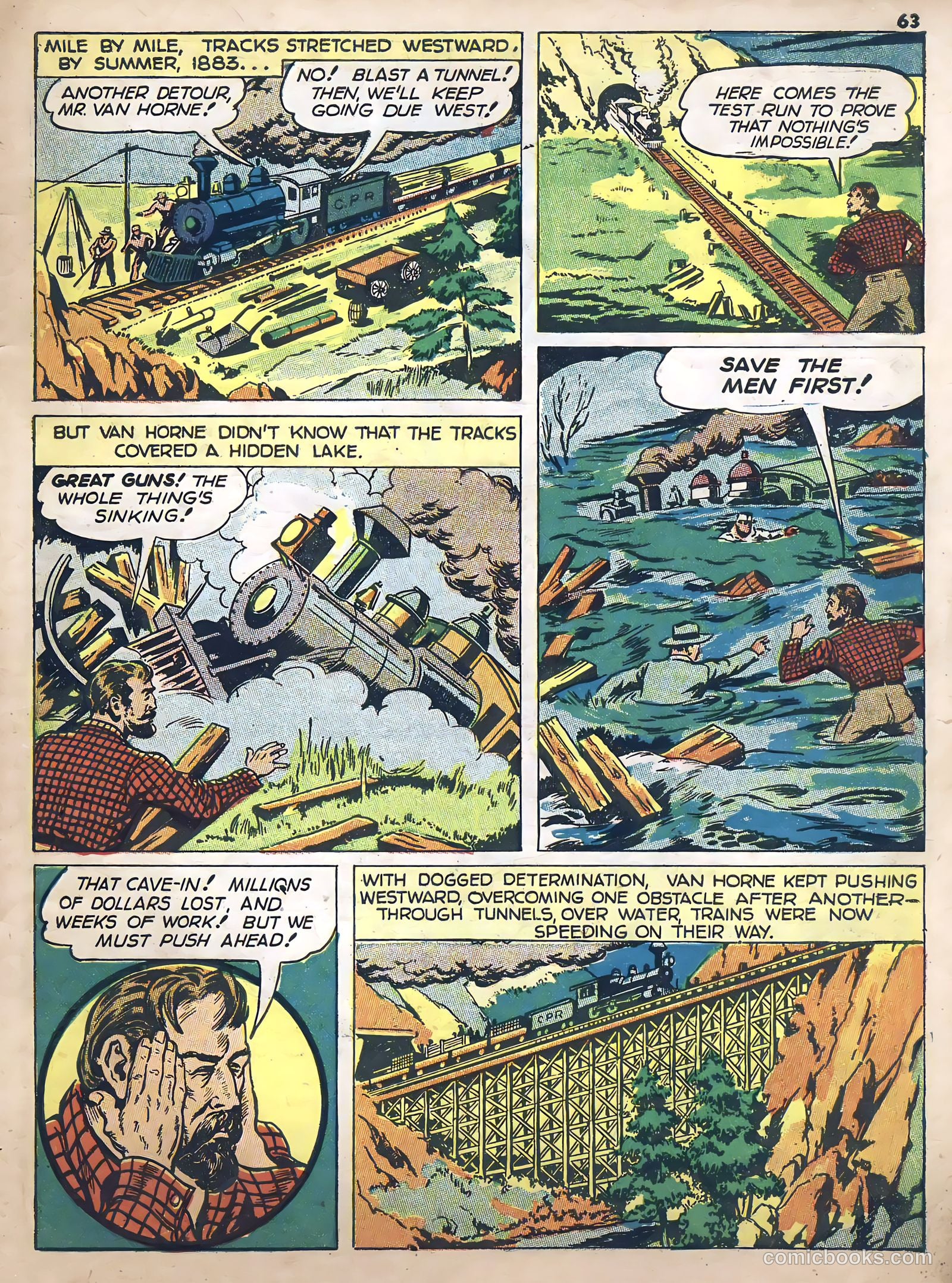 True Comics #15 (1942) — page 64 of 69