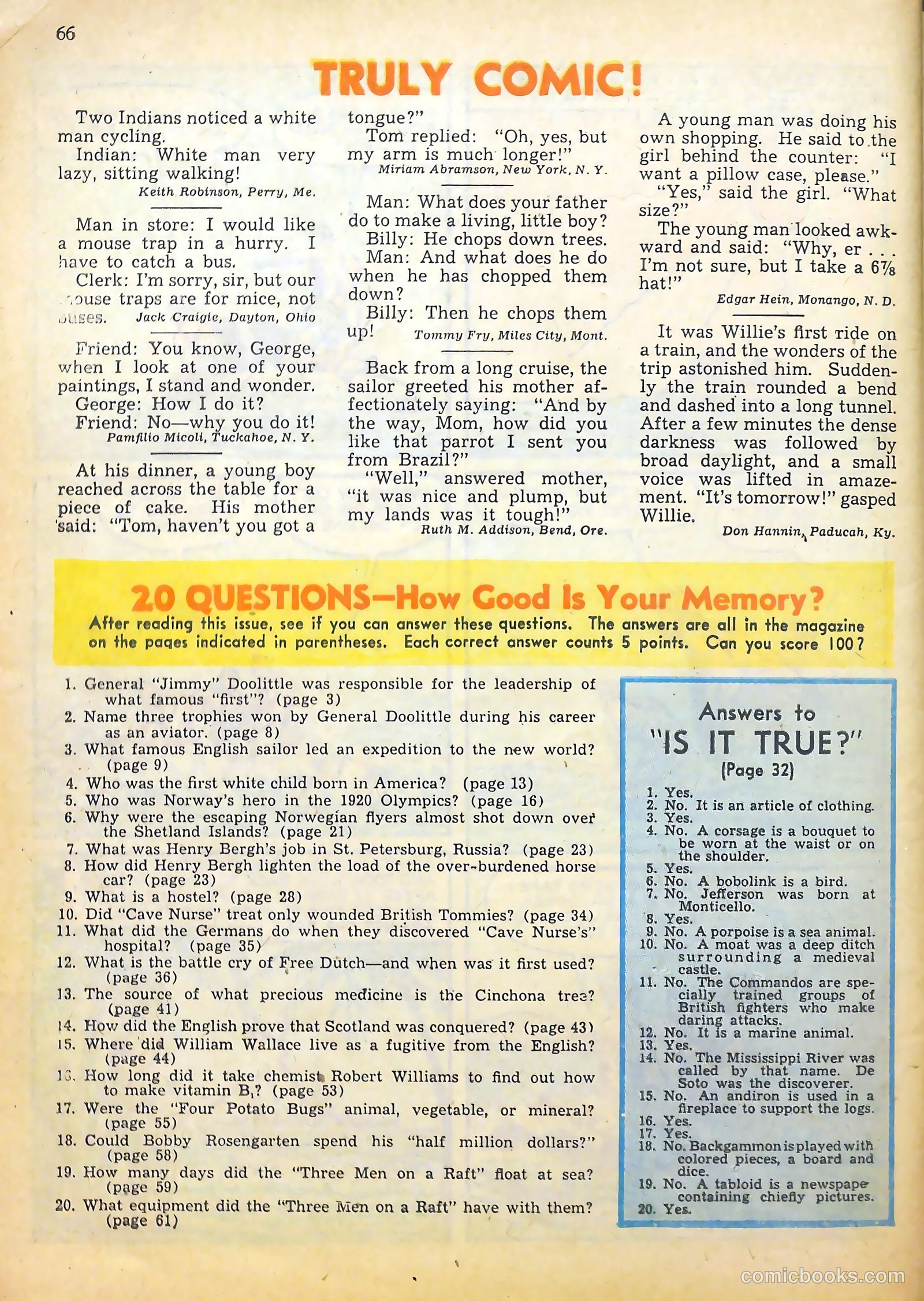 True Comics #16 (1942) — page 65 of 67