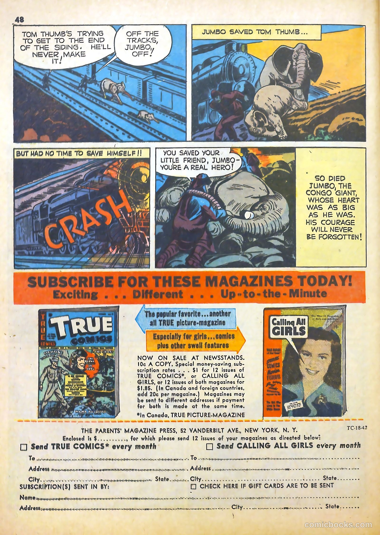 True Comics #18 (1942) — page 48 of 68