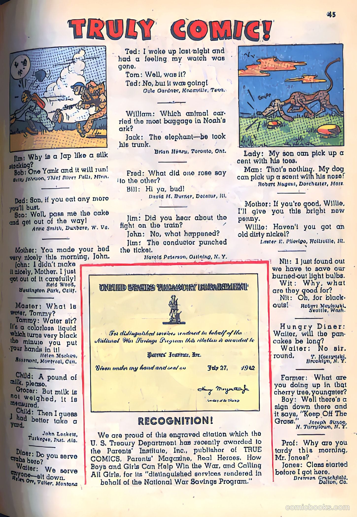 True Comics #19 (1942) — page 45 of 68
