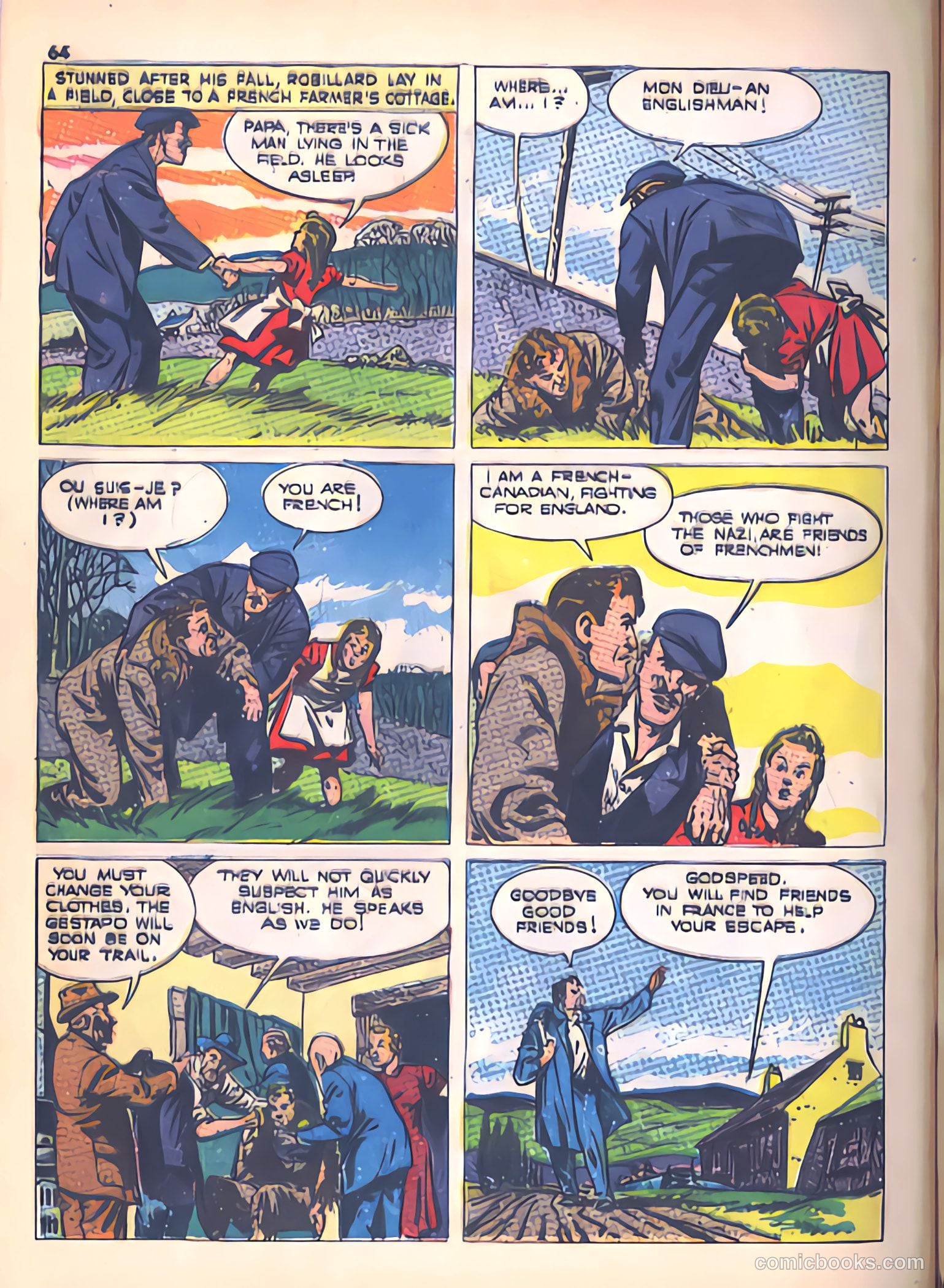 True Comics #19 (1942) — page 64 of 68