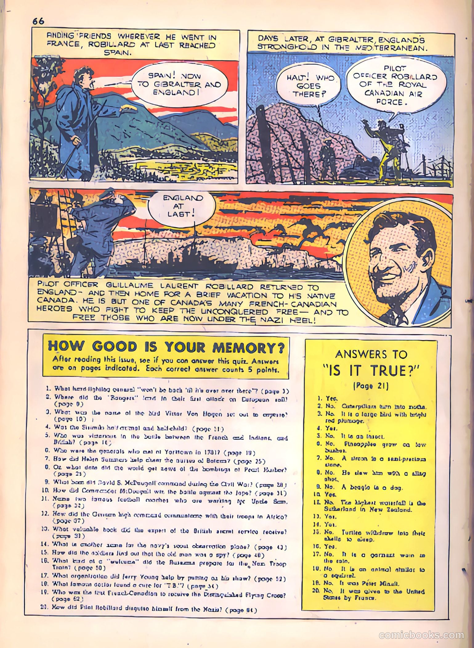 True Comics #19 (1942) — page 66 of 68