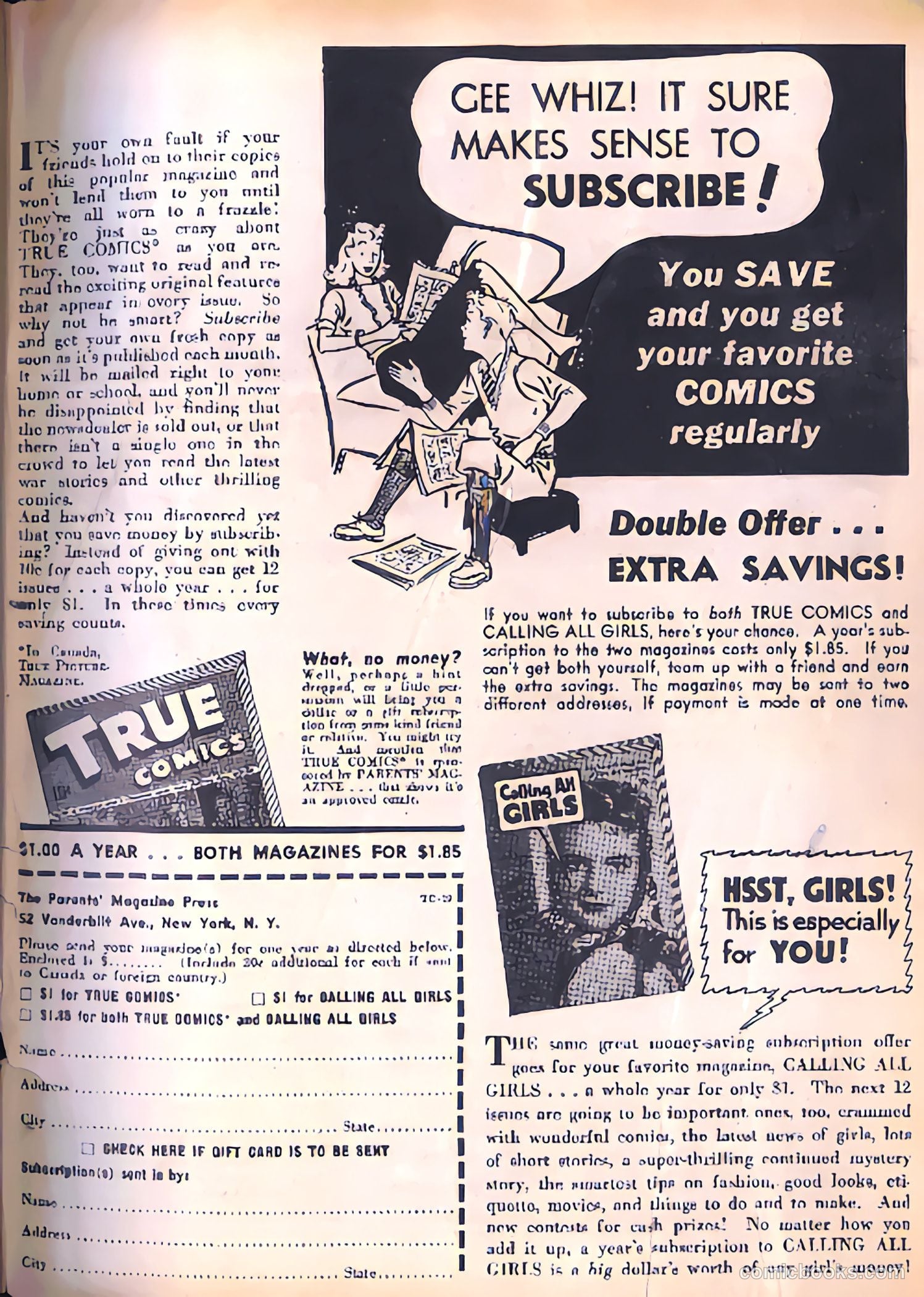 True Comics #19 (1942) — page 67 of 68