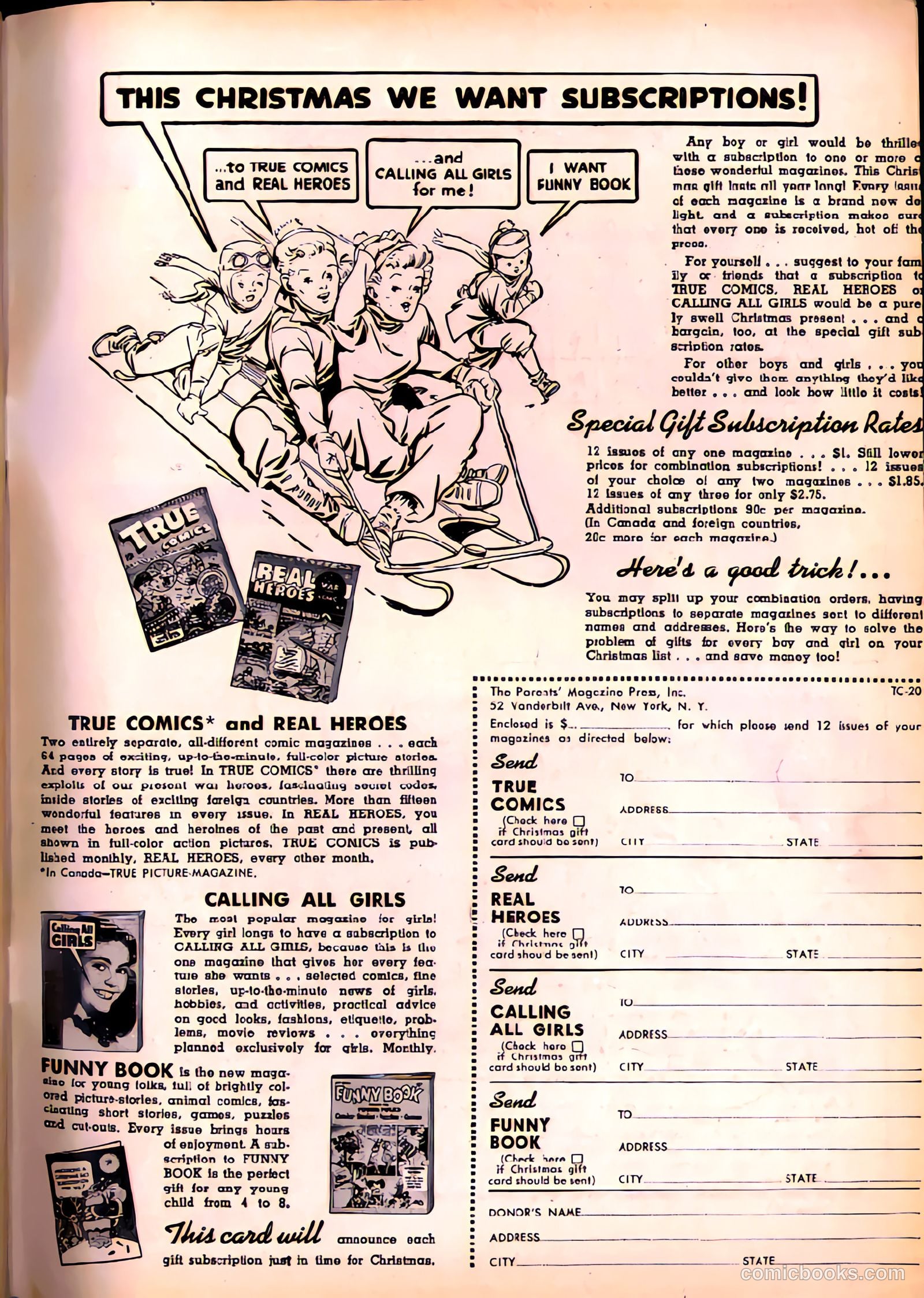 True Comics #20 (1942) — page 67 of 70