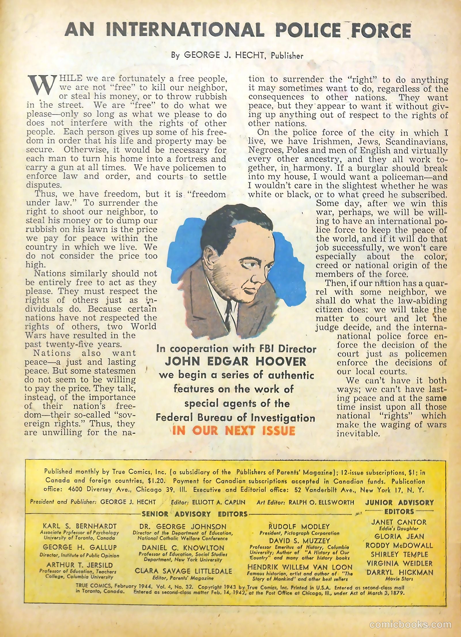 True Comics #32 (1944) — page 3 of 51