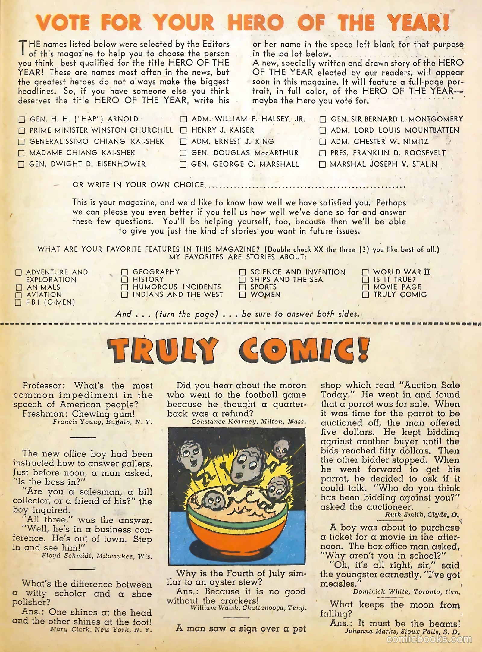 True Comics #38 (1944) — page 32 of 51