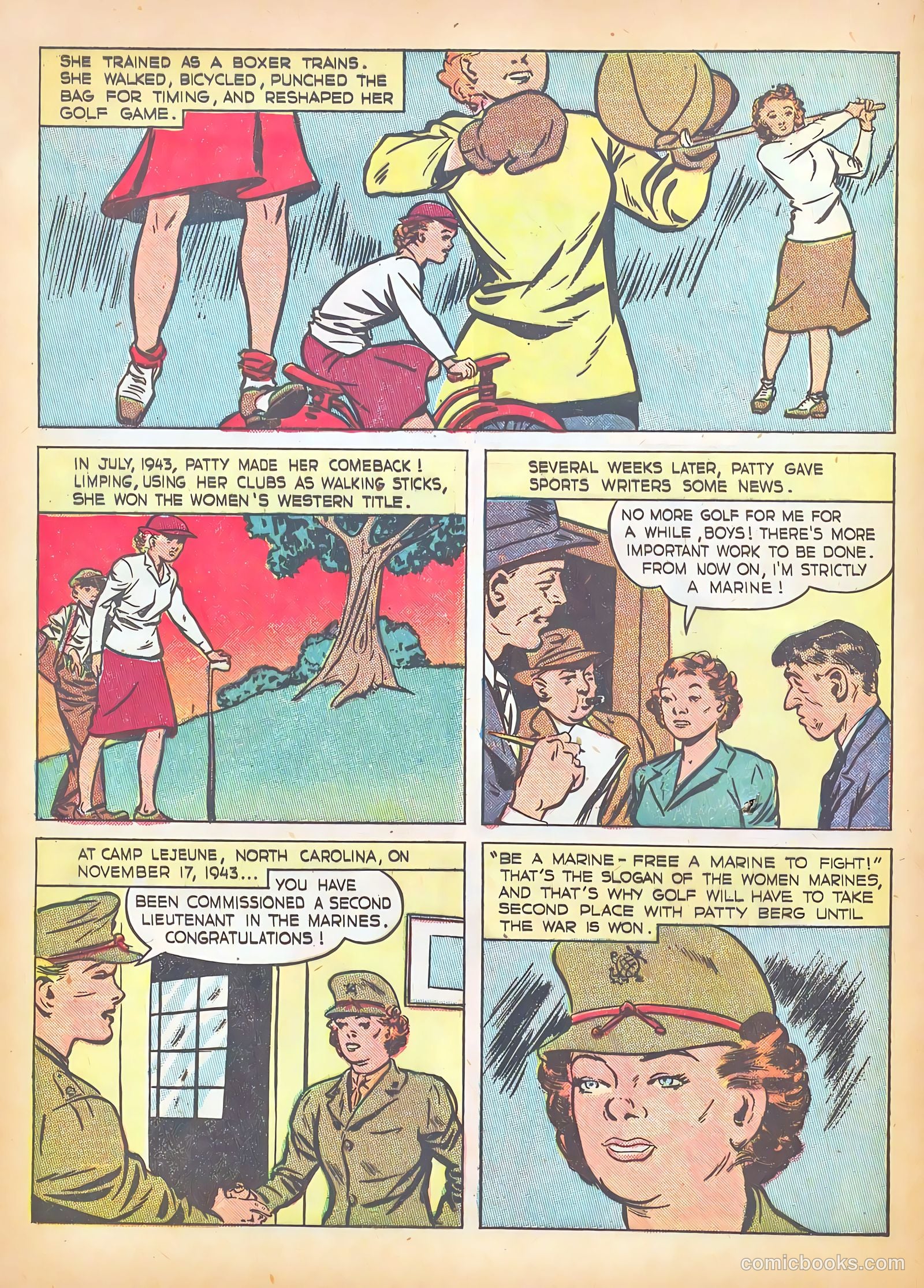 True Comics #42 (1945) — page 16 of 52
