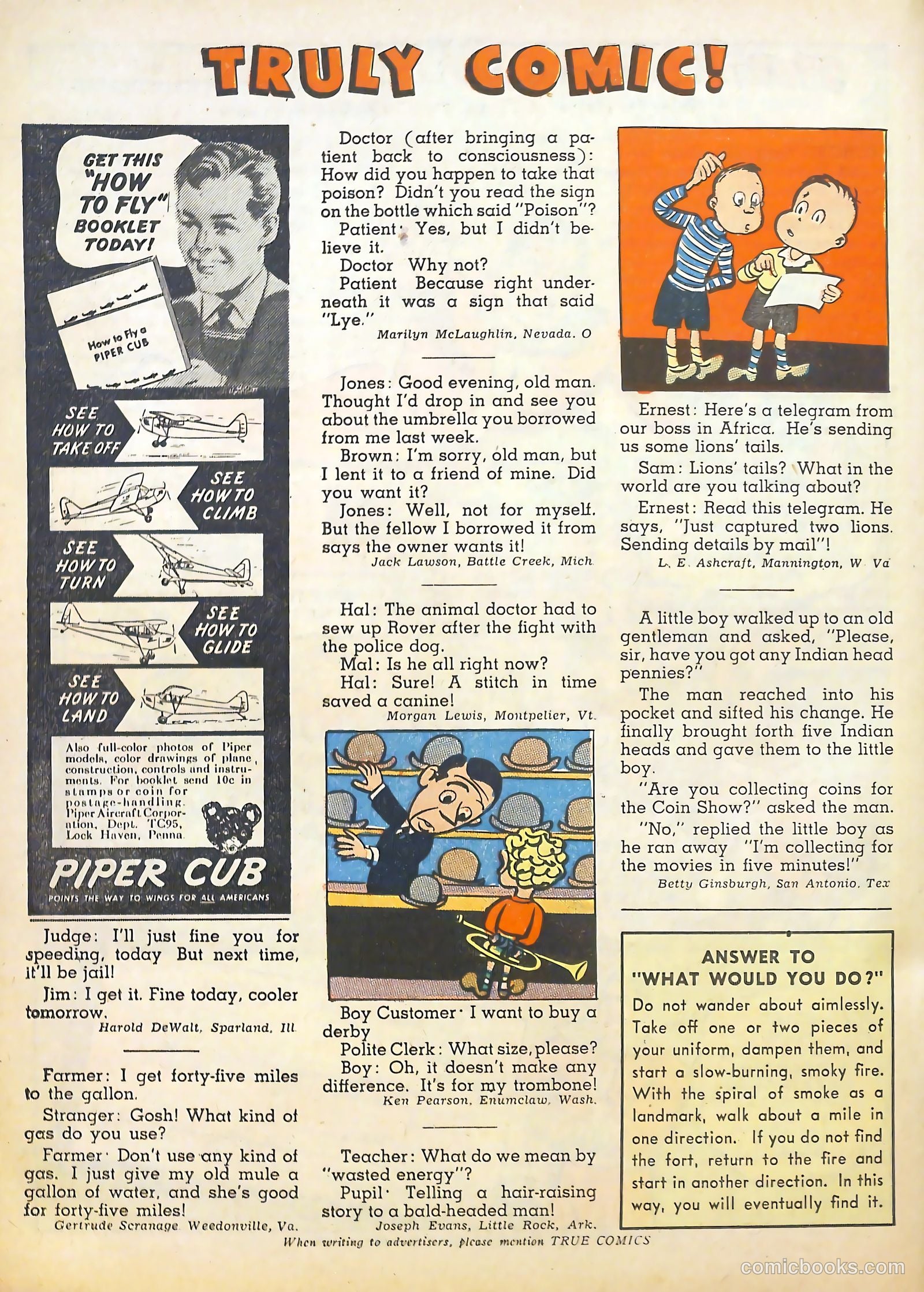 True Comics #45 (1945) — page 36 of 52