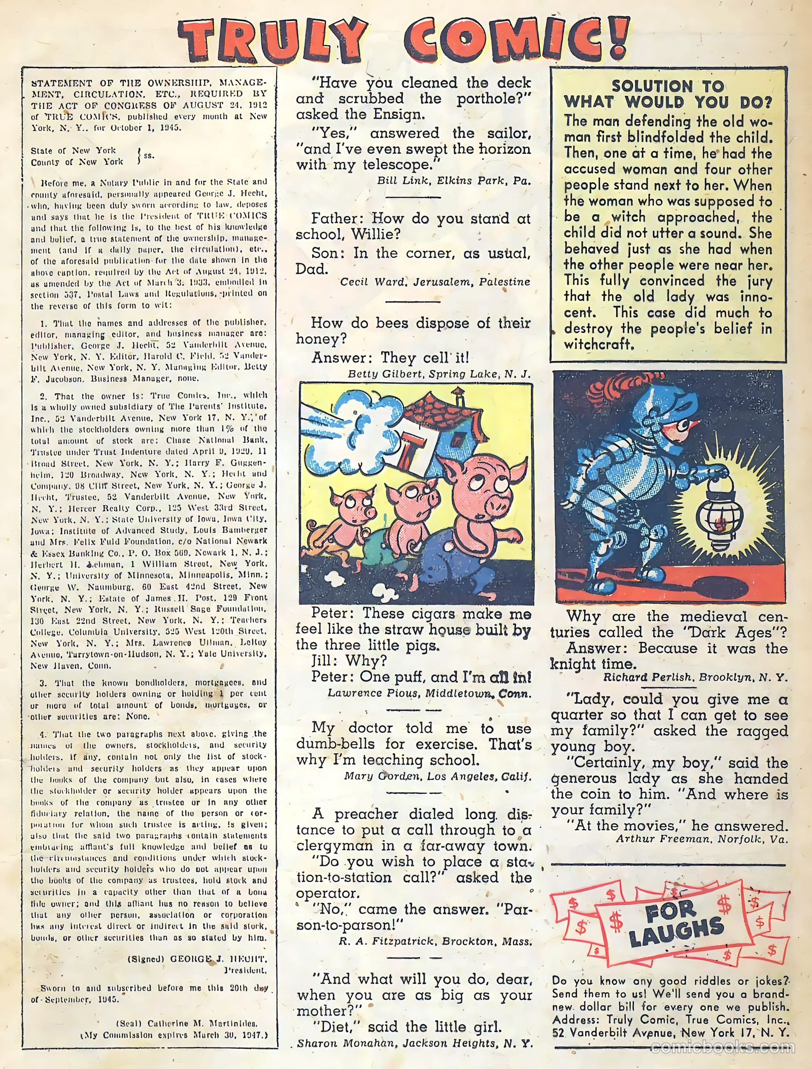 True Comics #47 (1946) — page 25 of 52