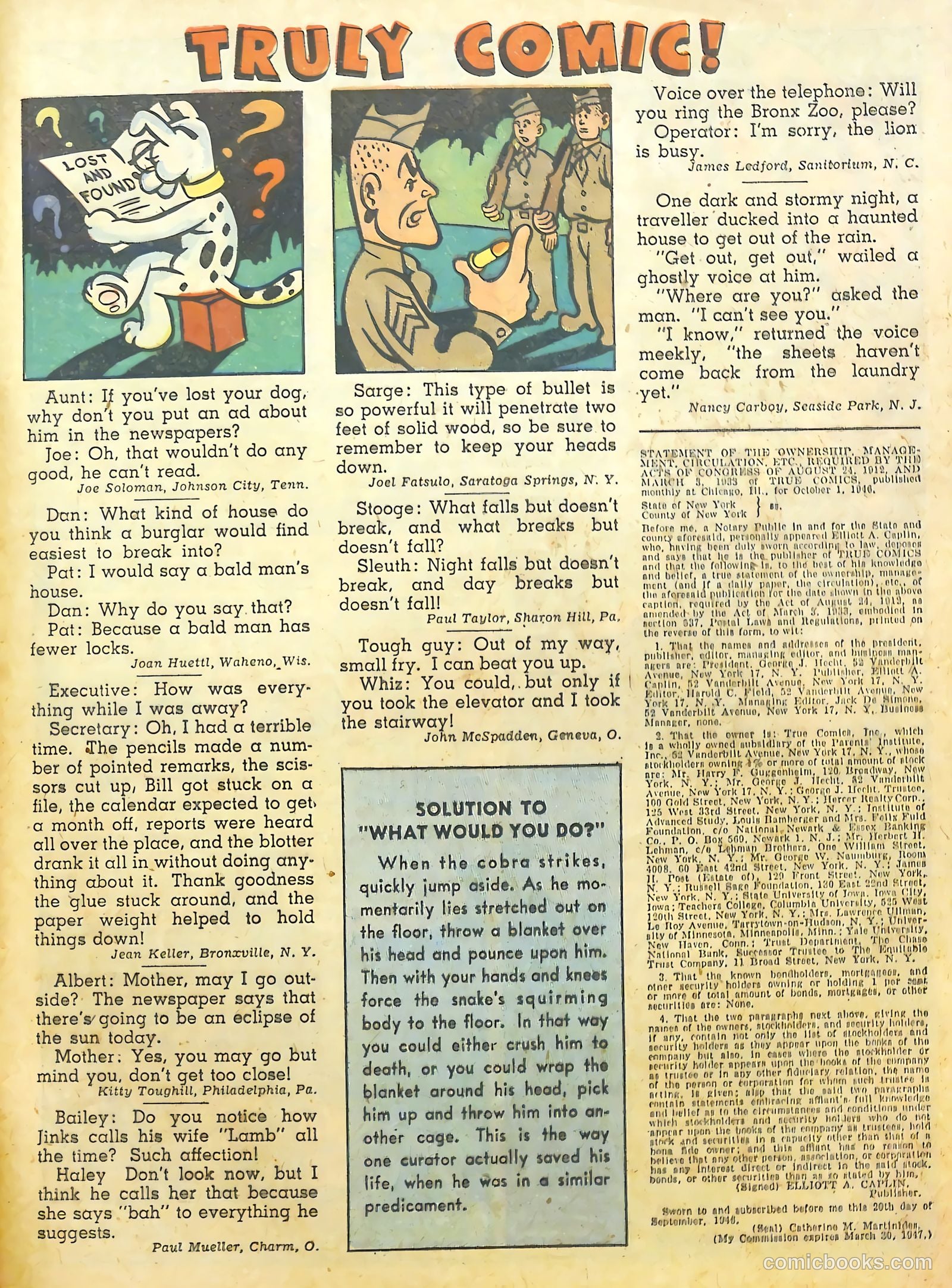 True Comics #55 (1946) — page 40 of 51