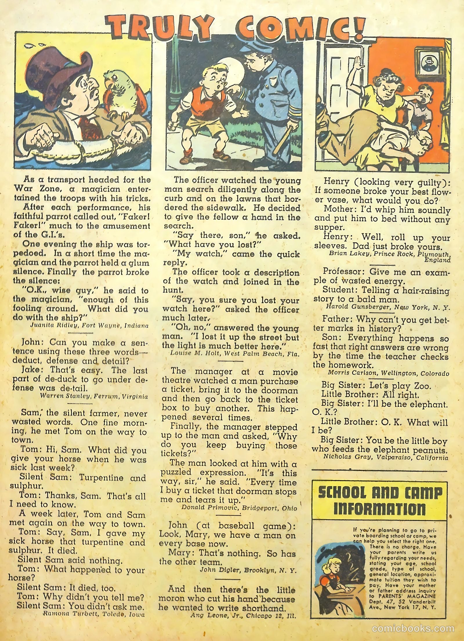 True Comics #64 (1947) — page 31 of 37