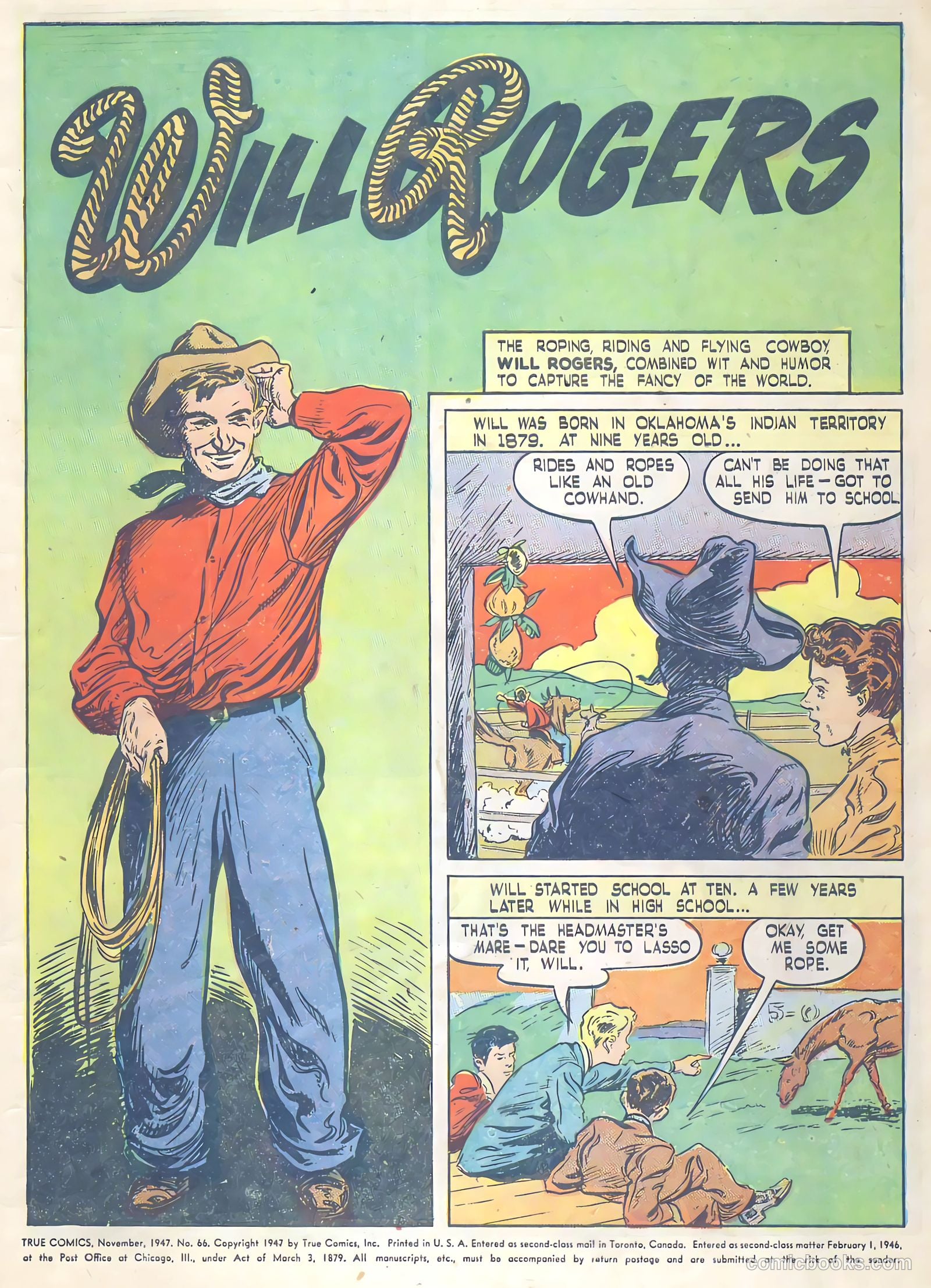 True Comics #66 (1947) — page 3 of 36