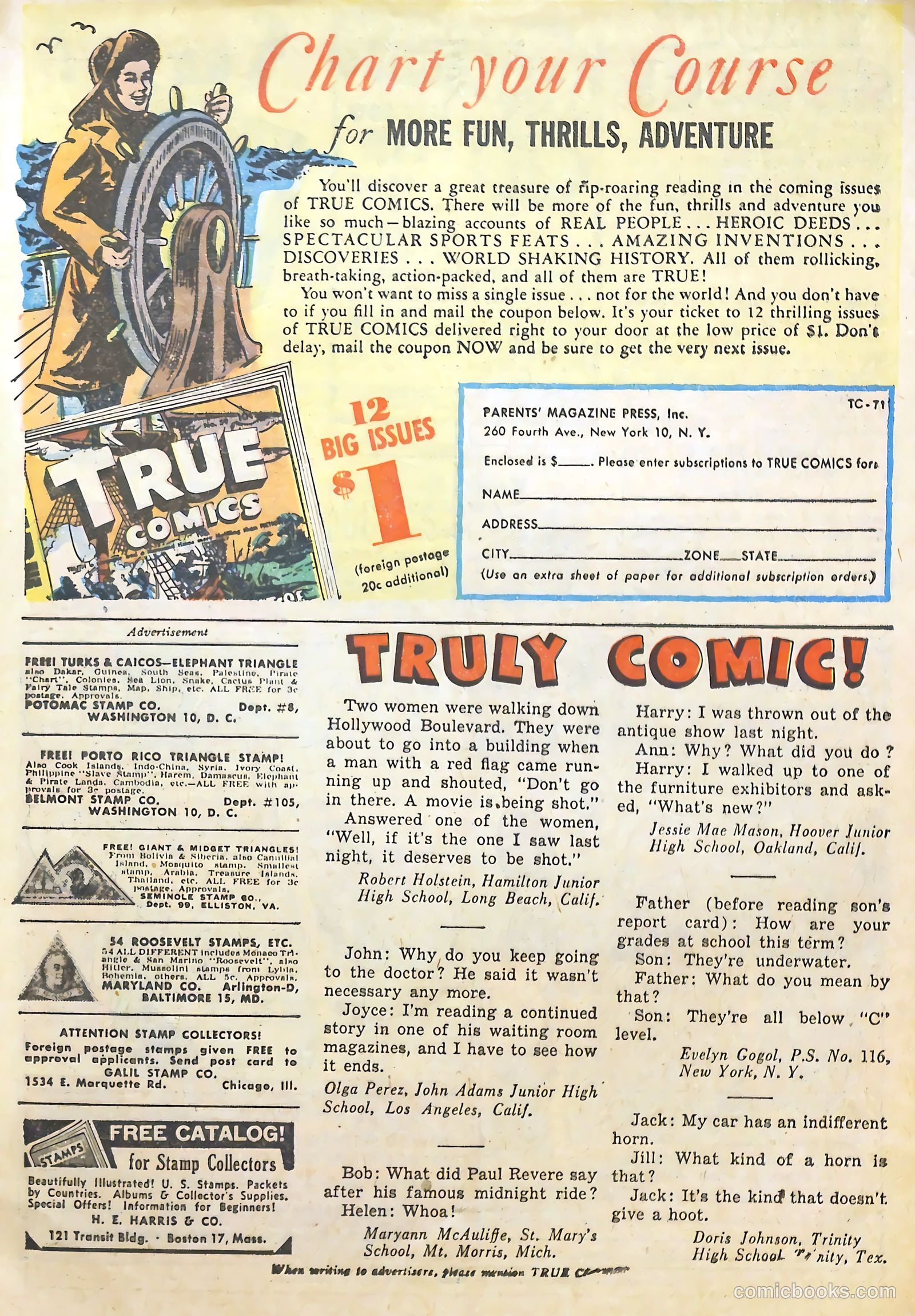 True Comics #71 (1948) — page 34 of 37