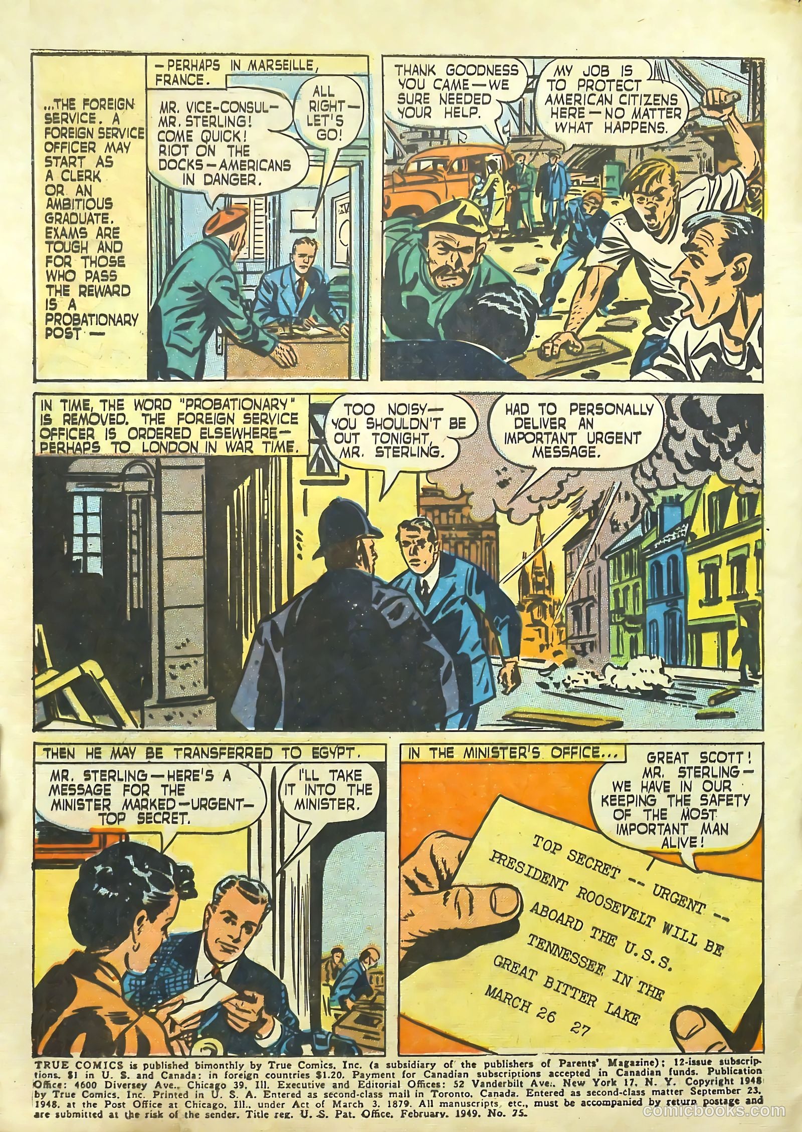 True Comics #75 (1949) — page 4 of 34