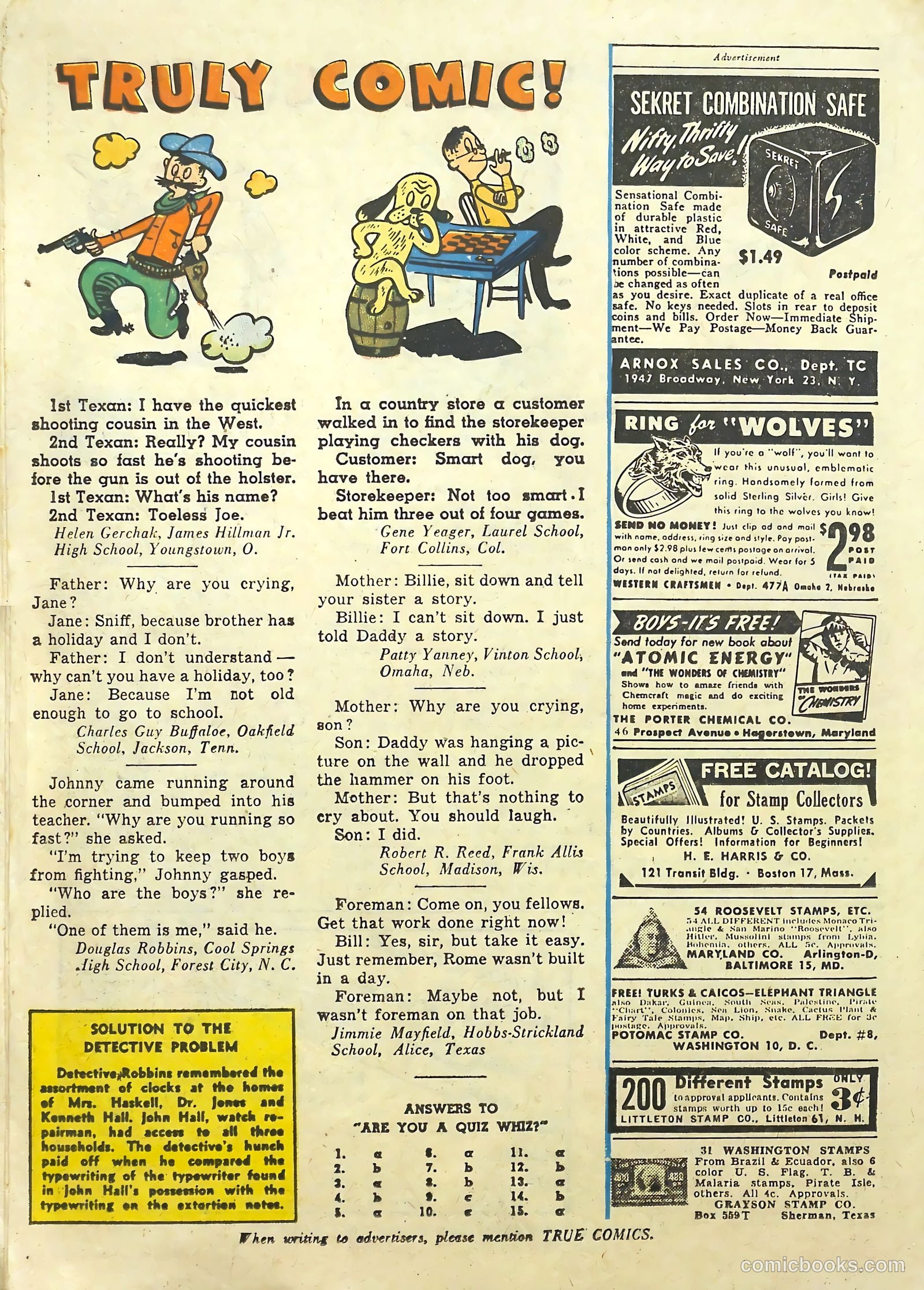 True Comics #75 (1949) — page 22 of 34