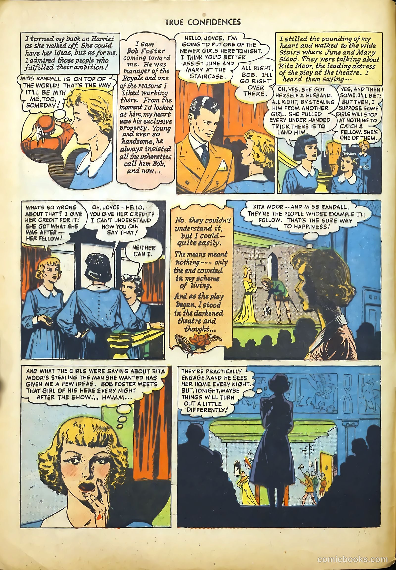 True Confidences #1 (1949) — page 4 of 36