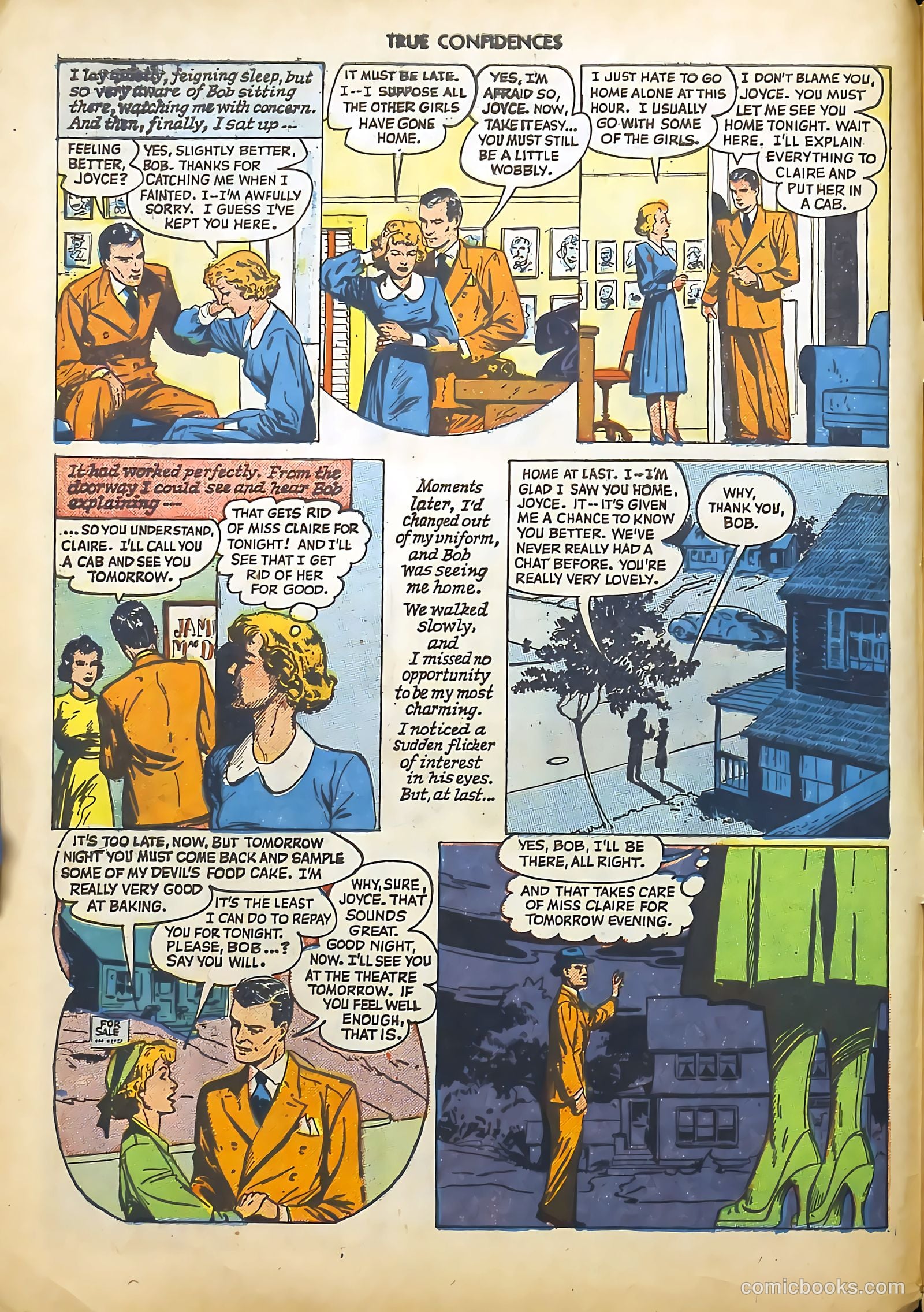 True Confidences #1 (1949) — page 6 of 36