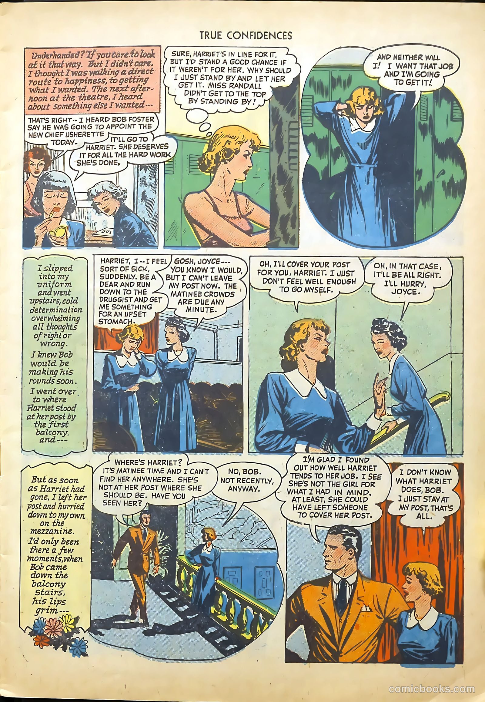 True Confidences #1 (1949) — page 7 of 36