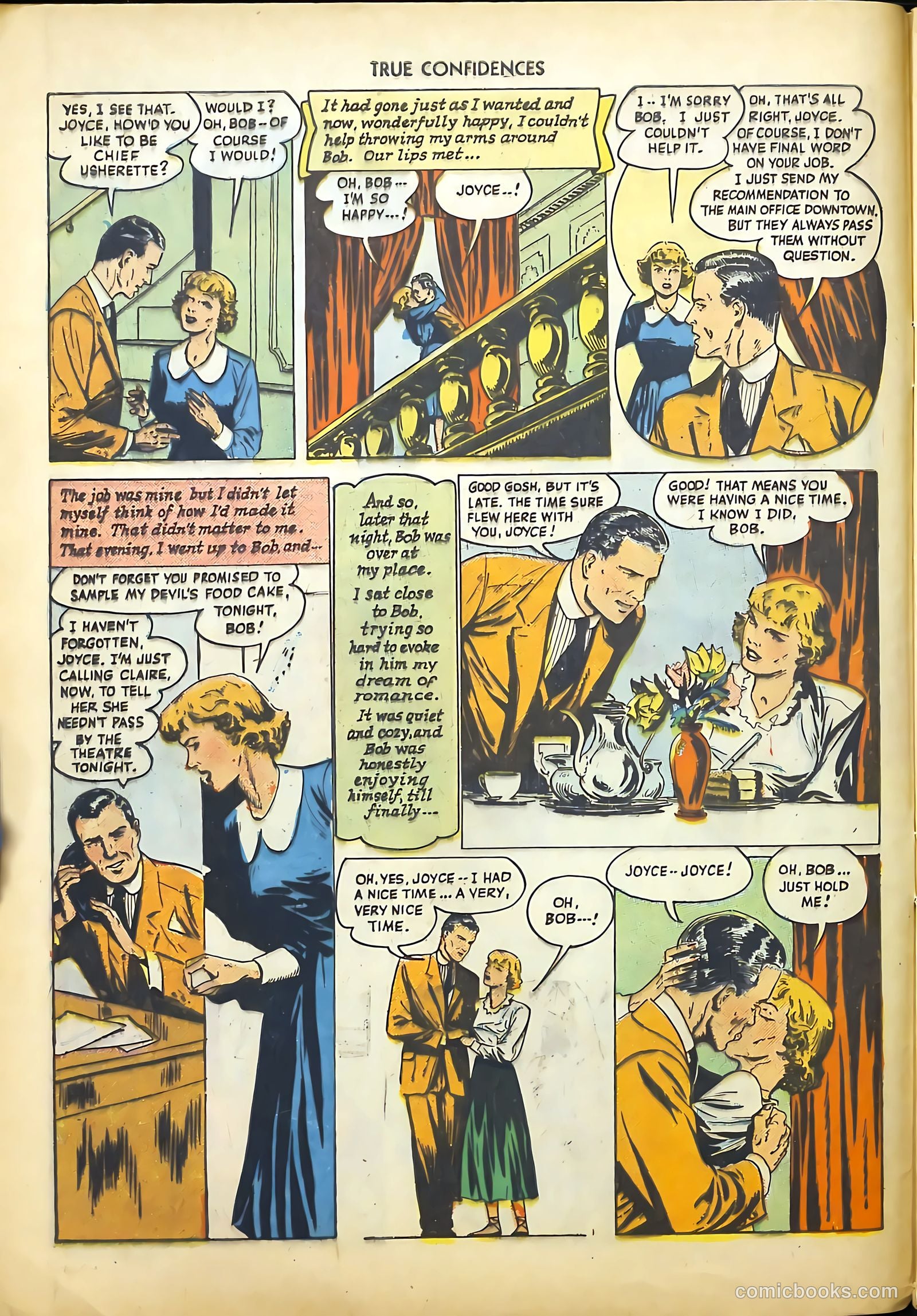 True Confidences #1 (1949) — page 8 of 36