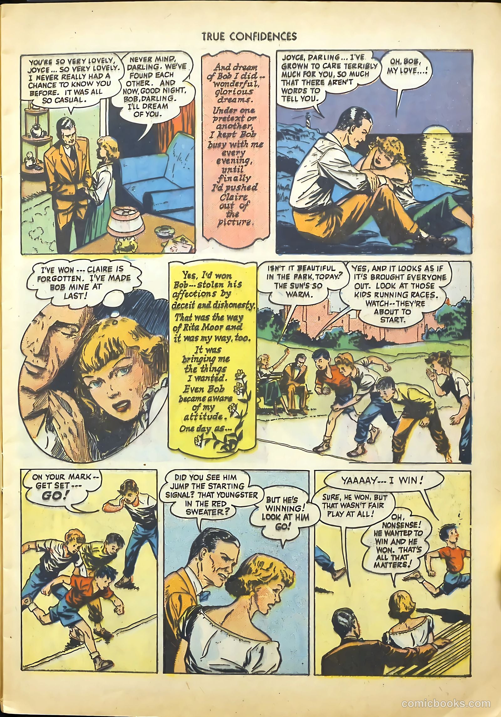 True Confidences #1 (1949) — page 9 of 36