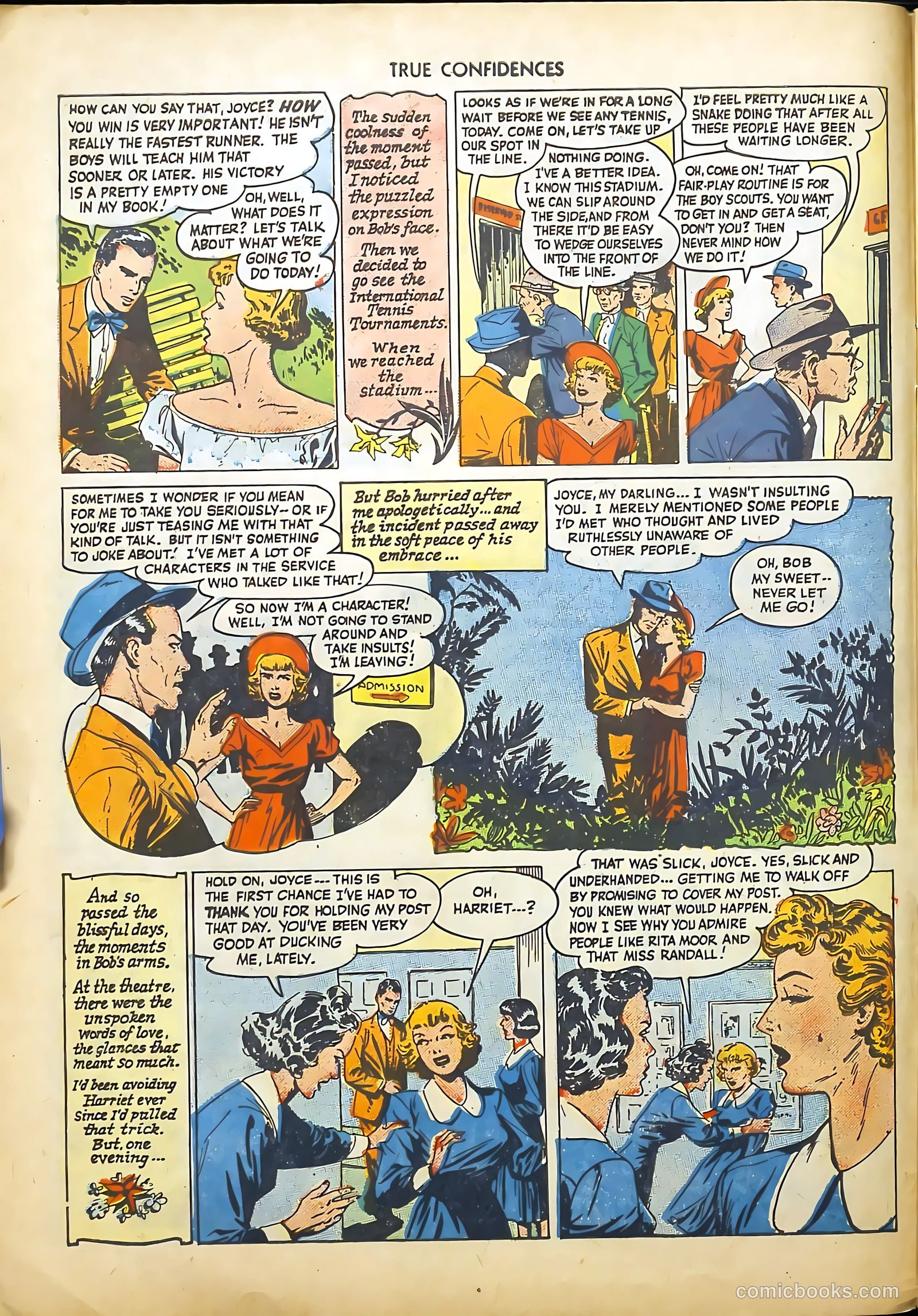 True Confidences #1 (1949) — page 10 of 36