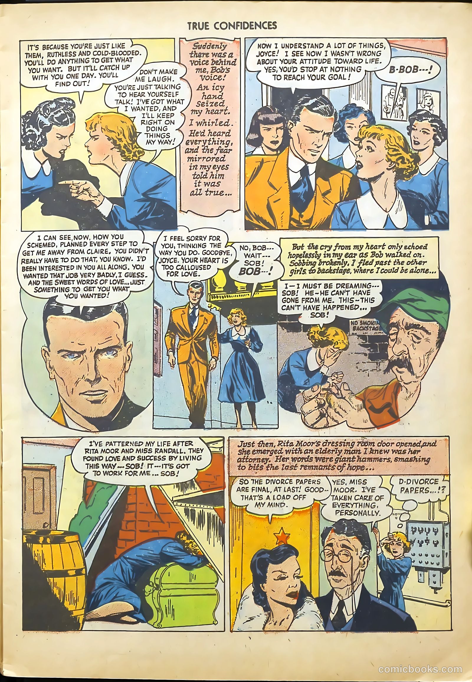 True Confidences #1 (1949) — page 11 of 36