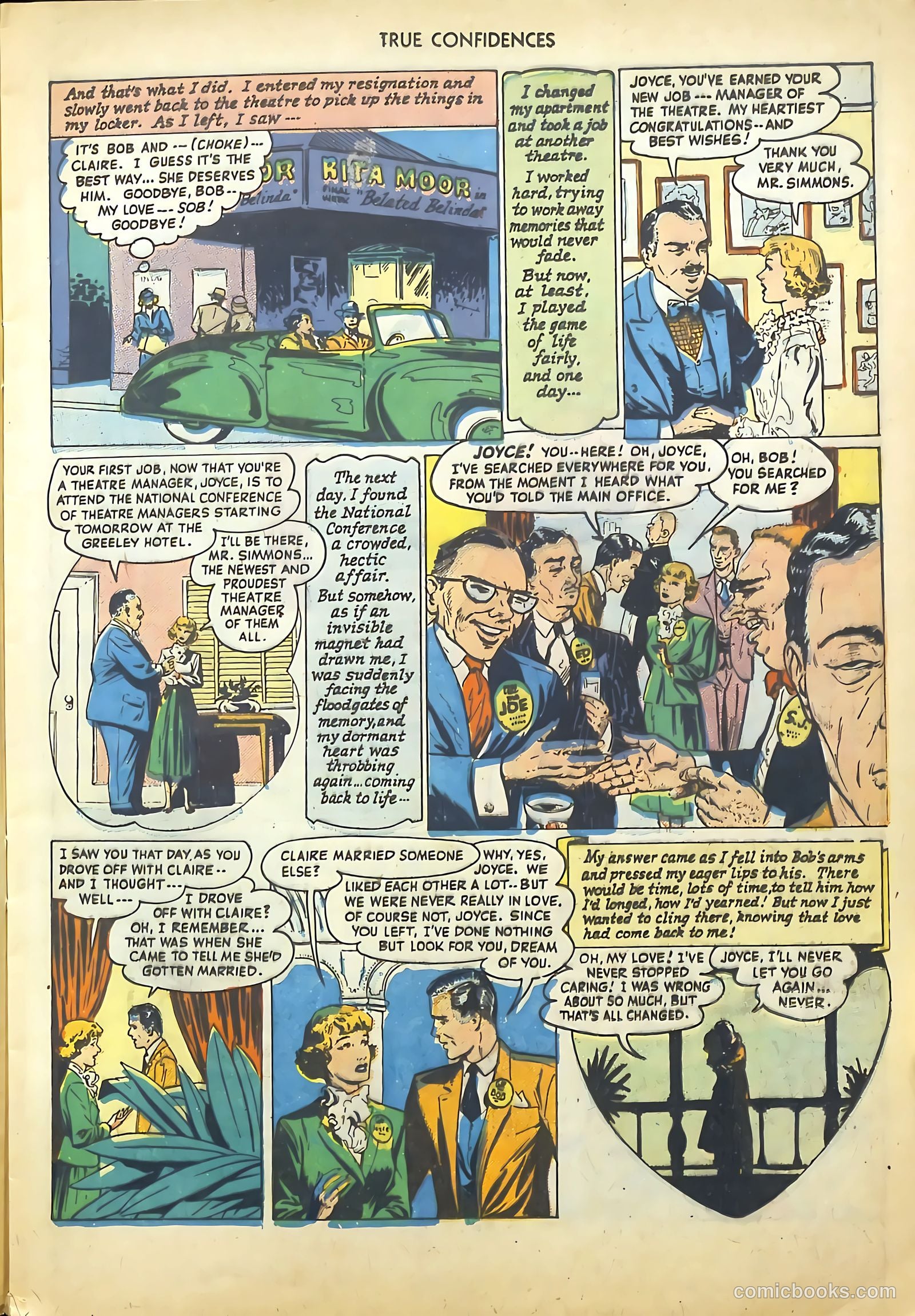 True Confidences #1 (1949) — page 13 of 36