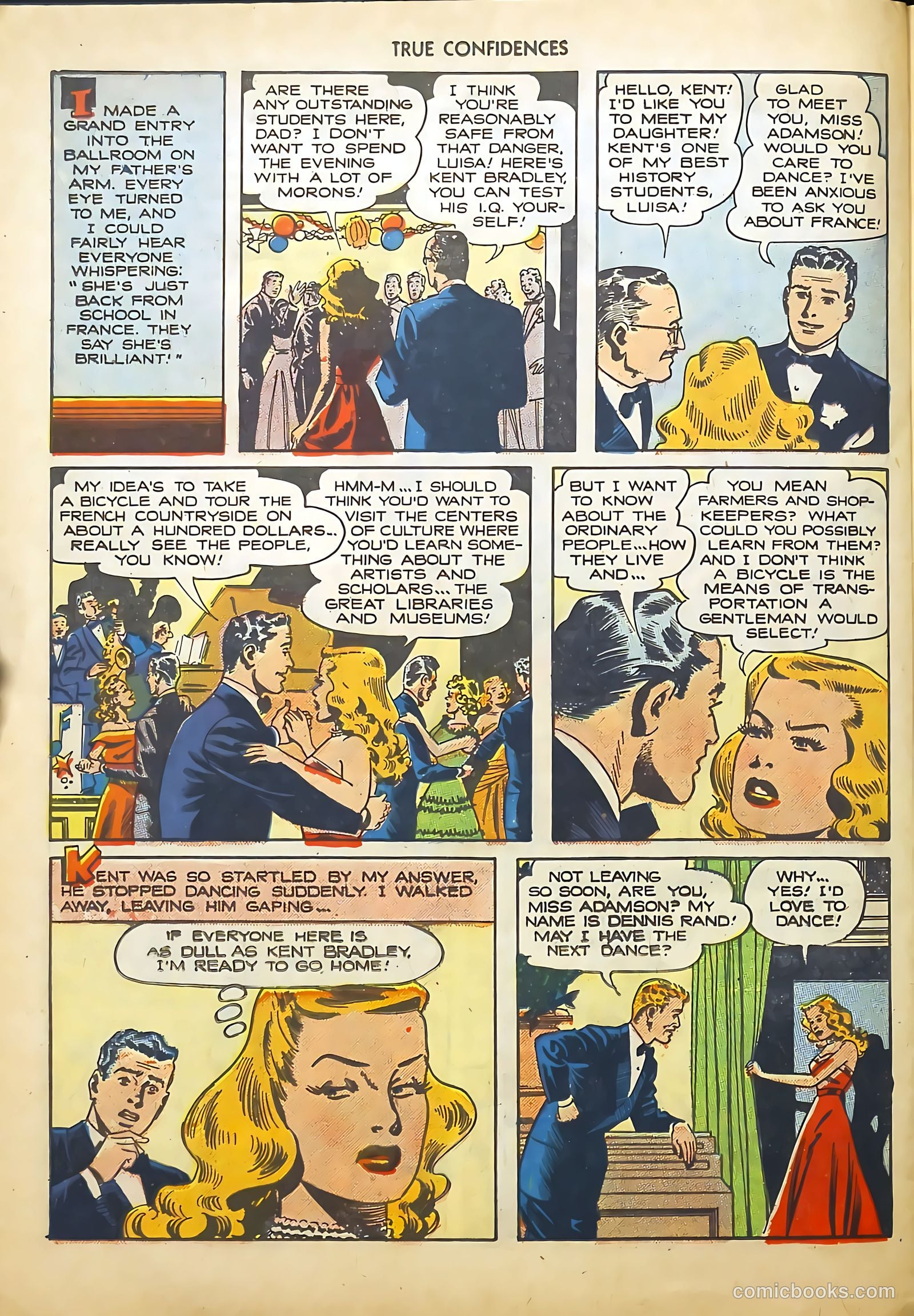 True Confidences #1 (1949) — page 26 of 36