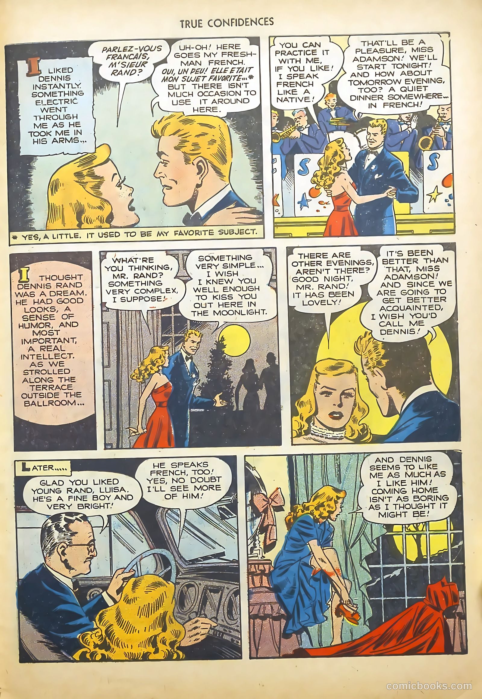 True Confidences #1 (1949) — page 27 of 36