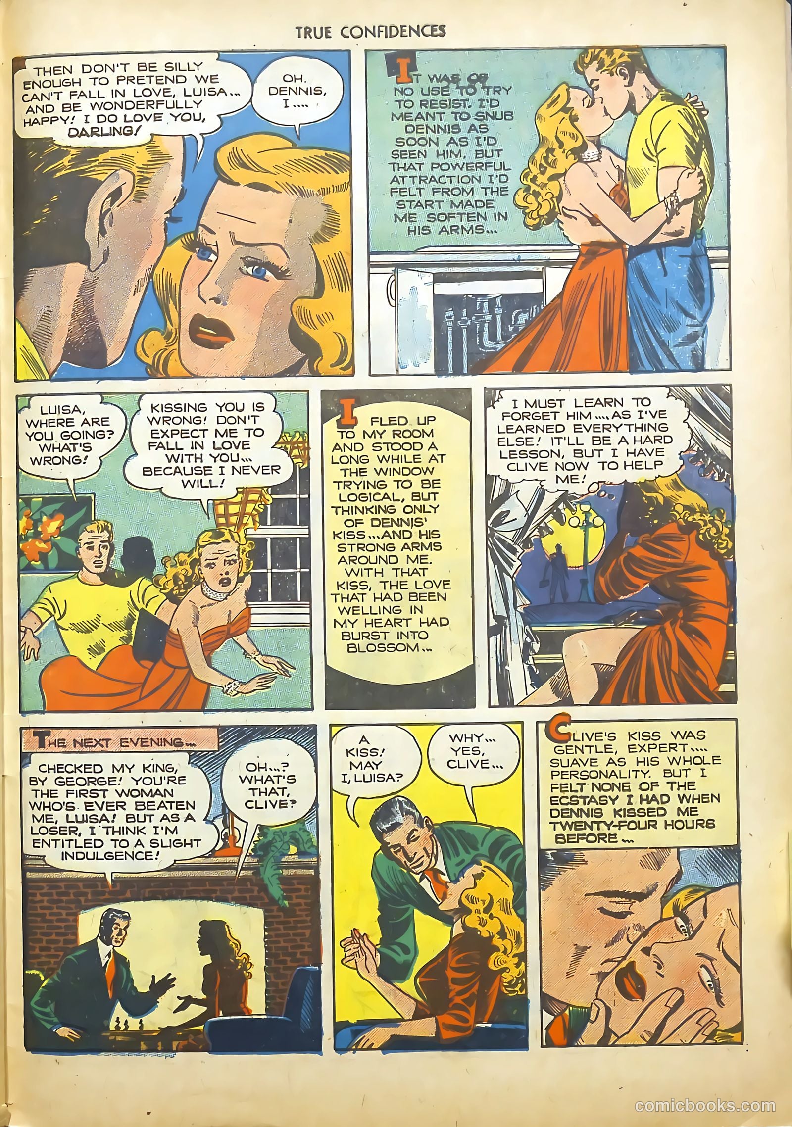 True Confidences #1 (1949) — page 31 of 36