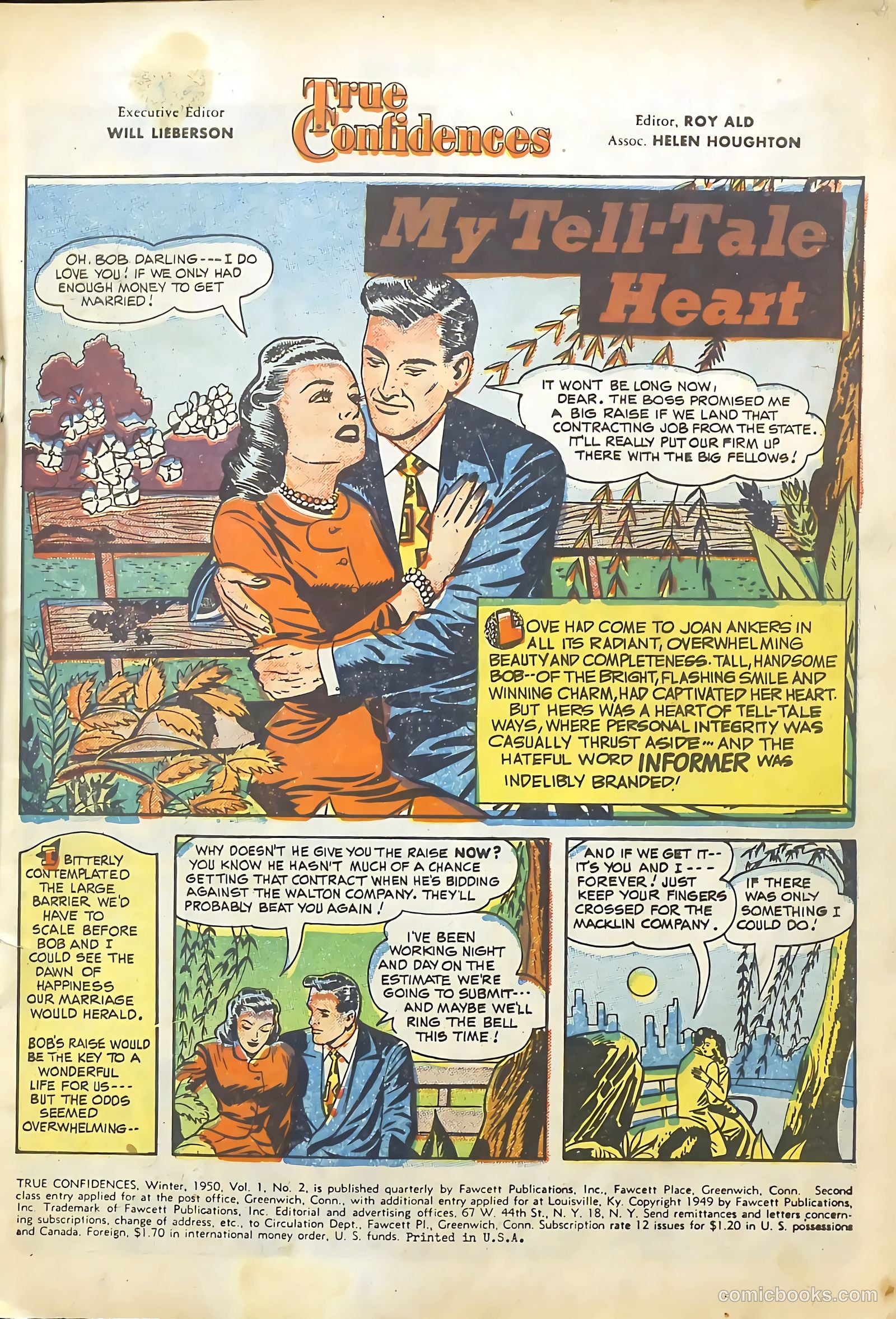 True Confidences #2 (1950) — page 3 of 36