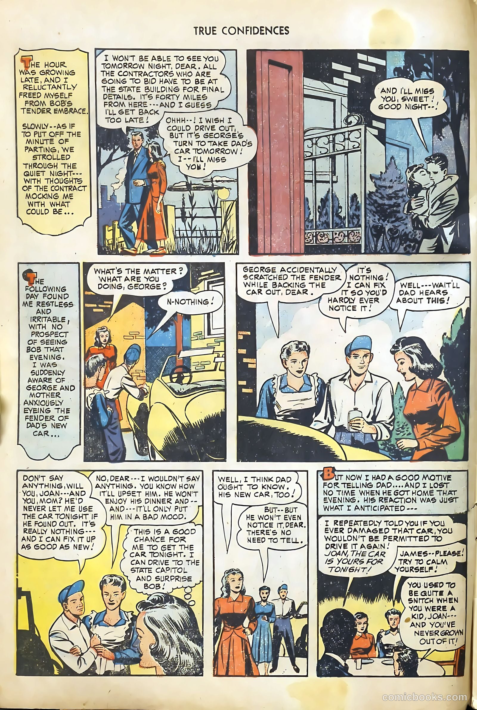 True Confidences #2 (1950) — page 4 of 36