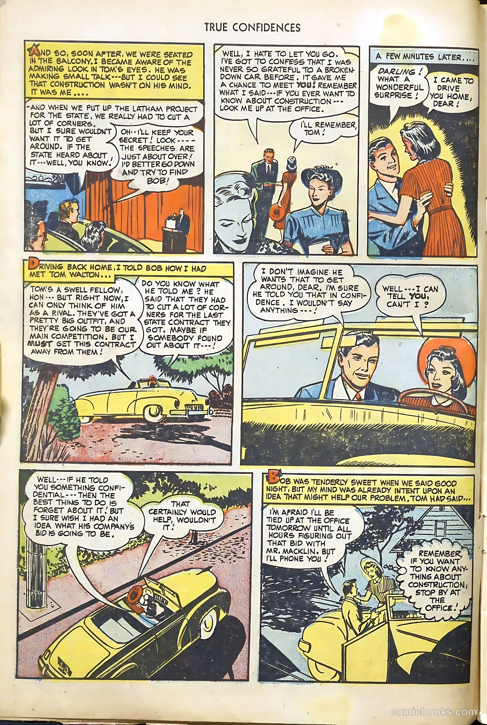 True Confidences #2 (1950) — page 6 of 36