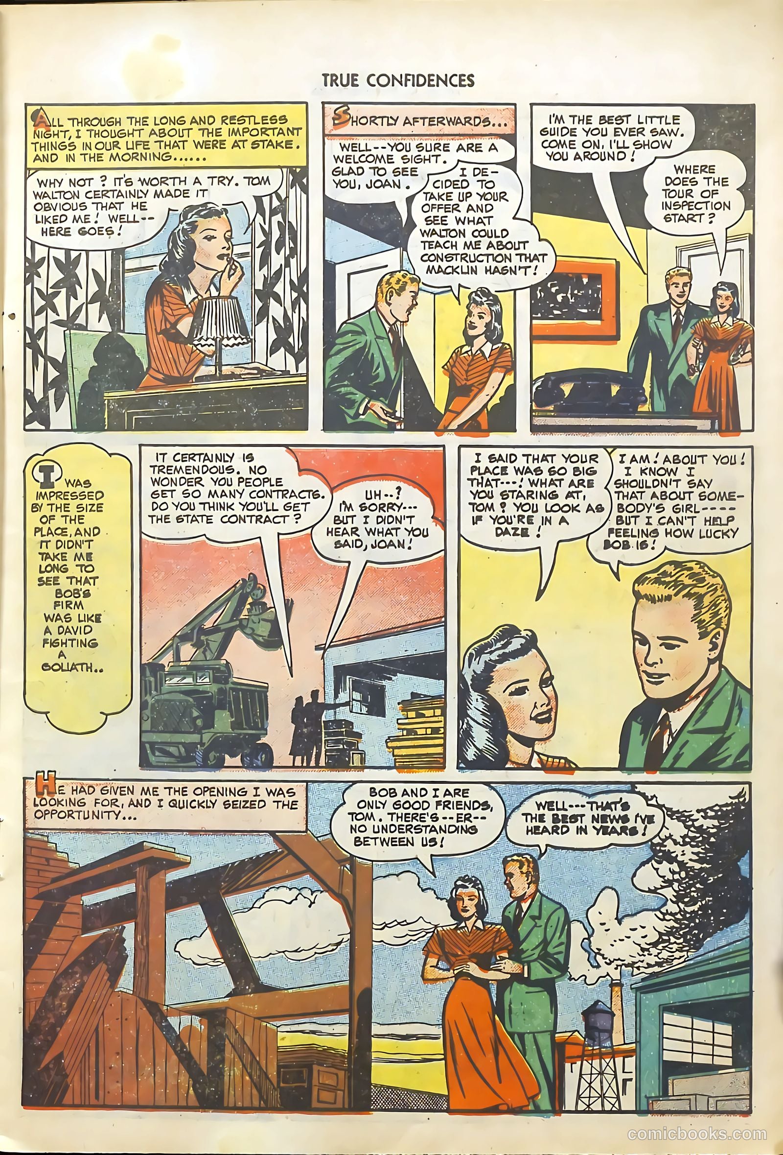 True Confidences #2 (1950) — page 7 of 36