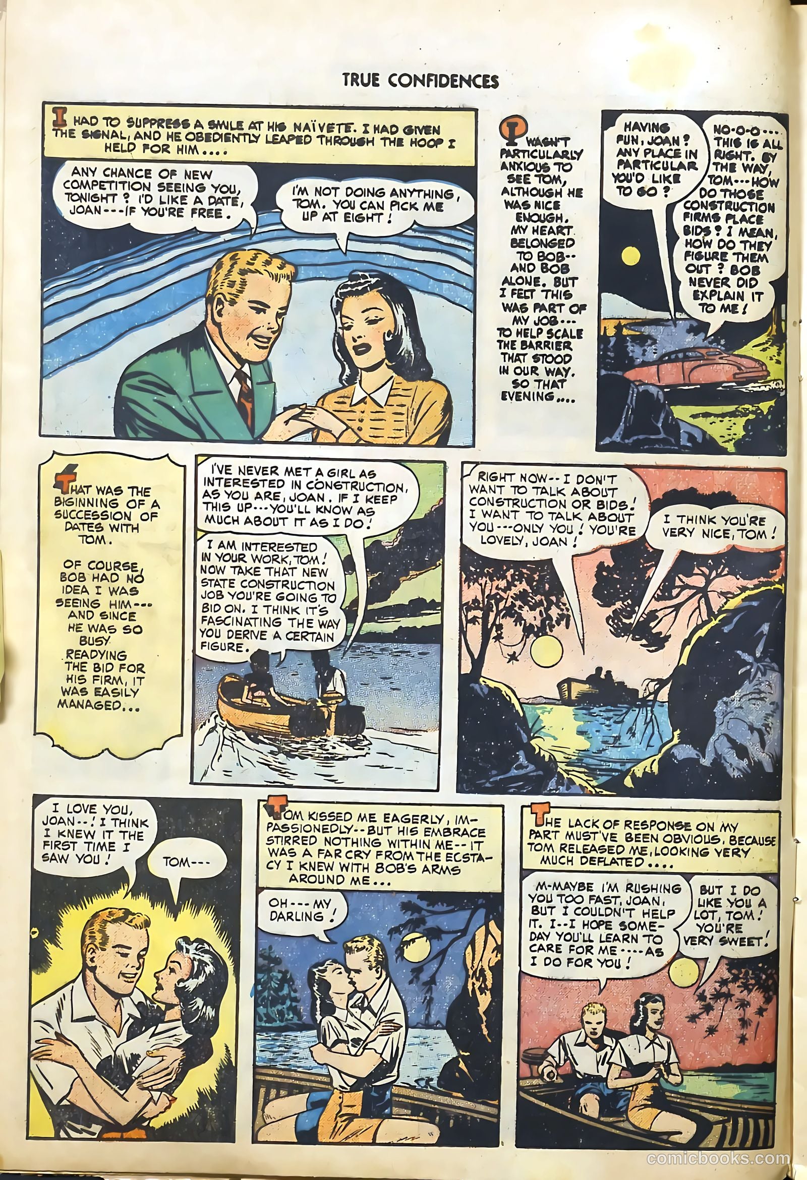 True Confidences #2 (1950) — page 8 of 36