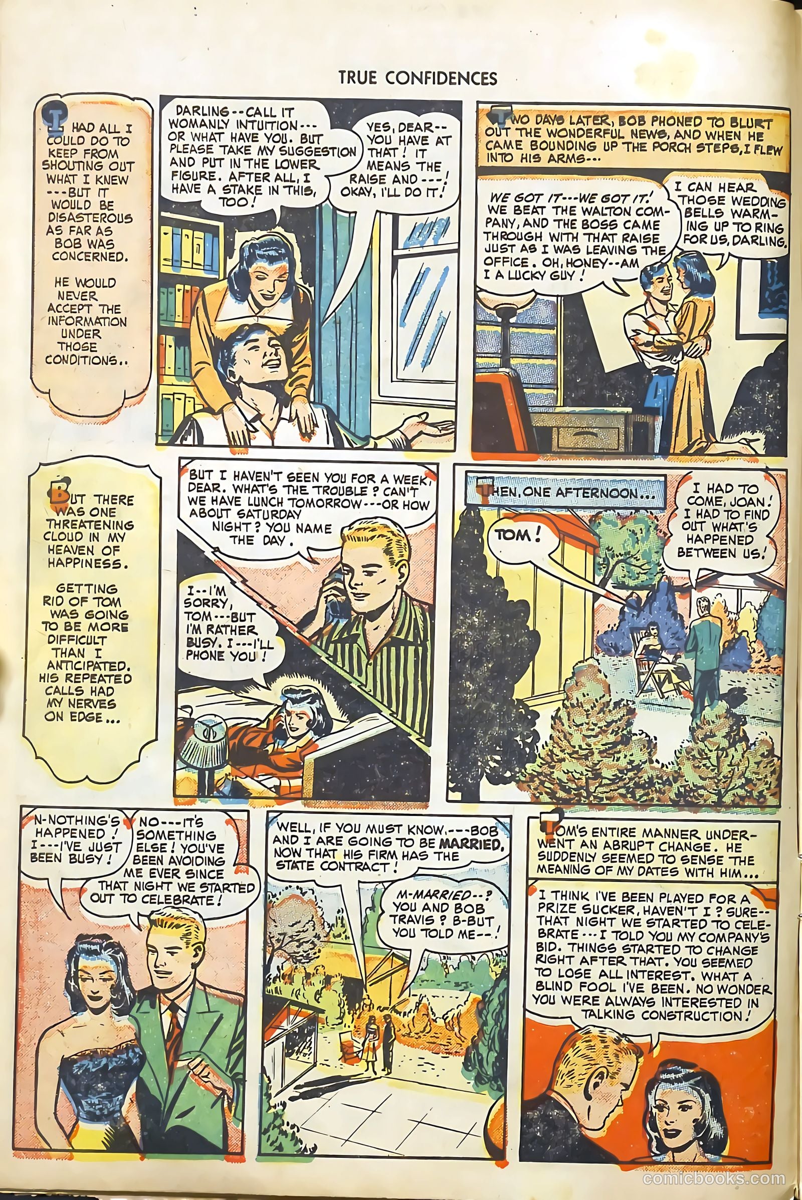 True Confidences #2 (1950) — page 10 of 36