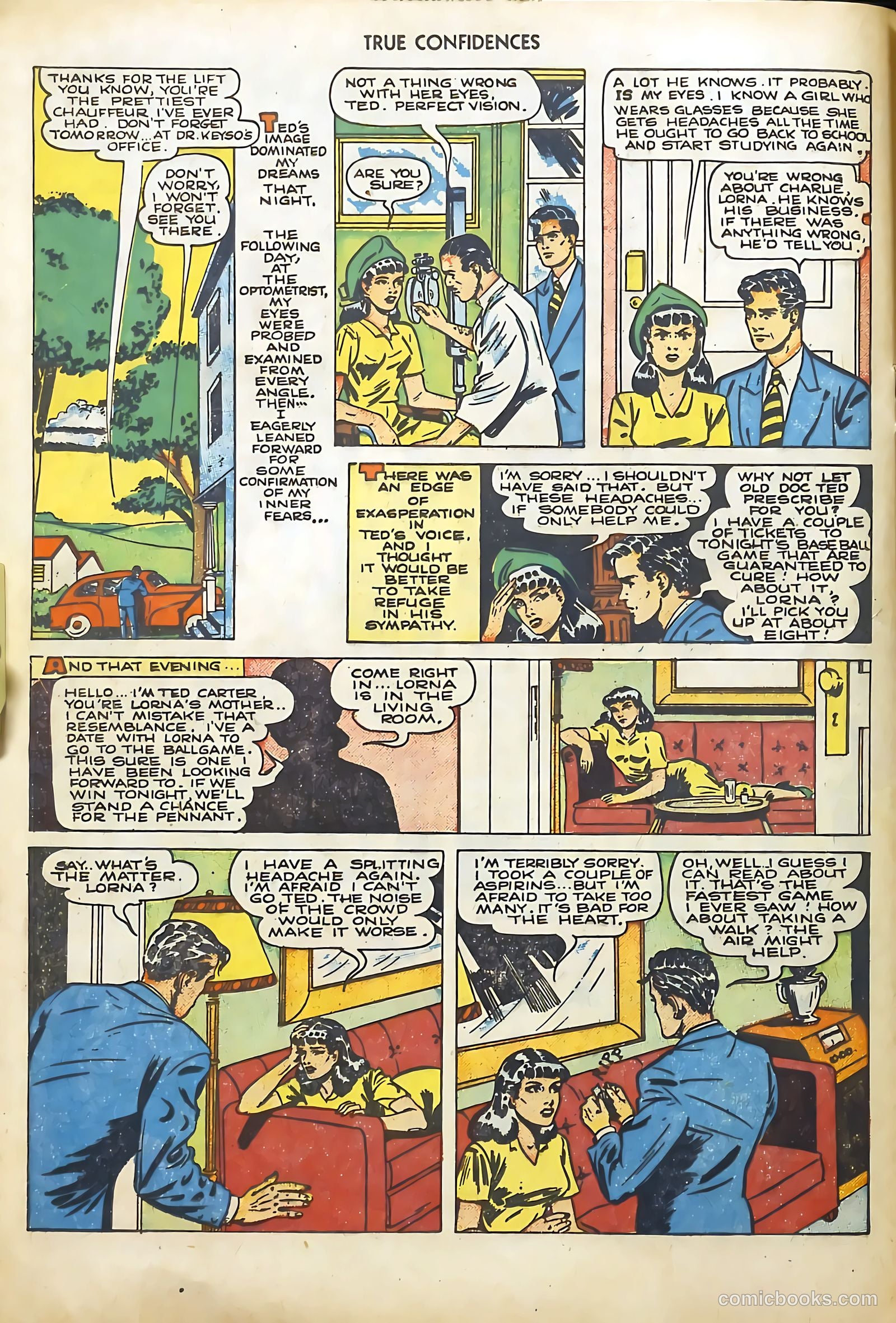True Confidences #2 (1950) — page 16 of 36