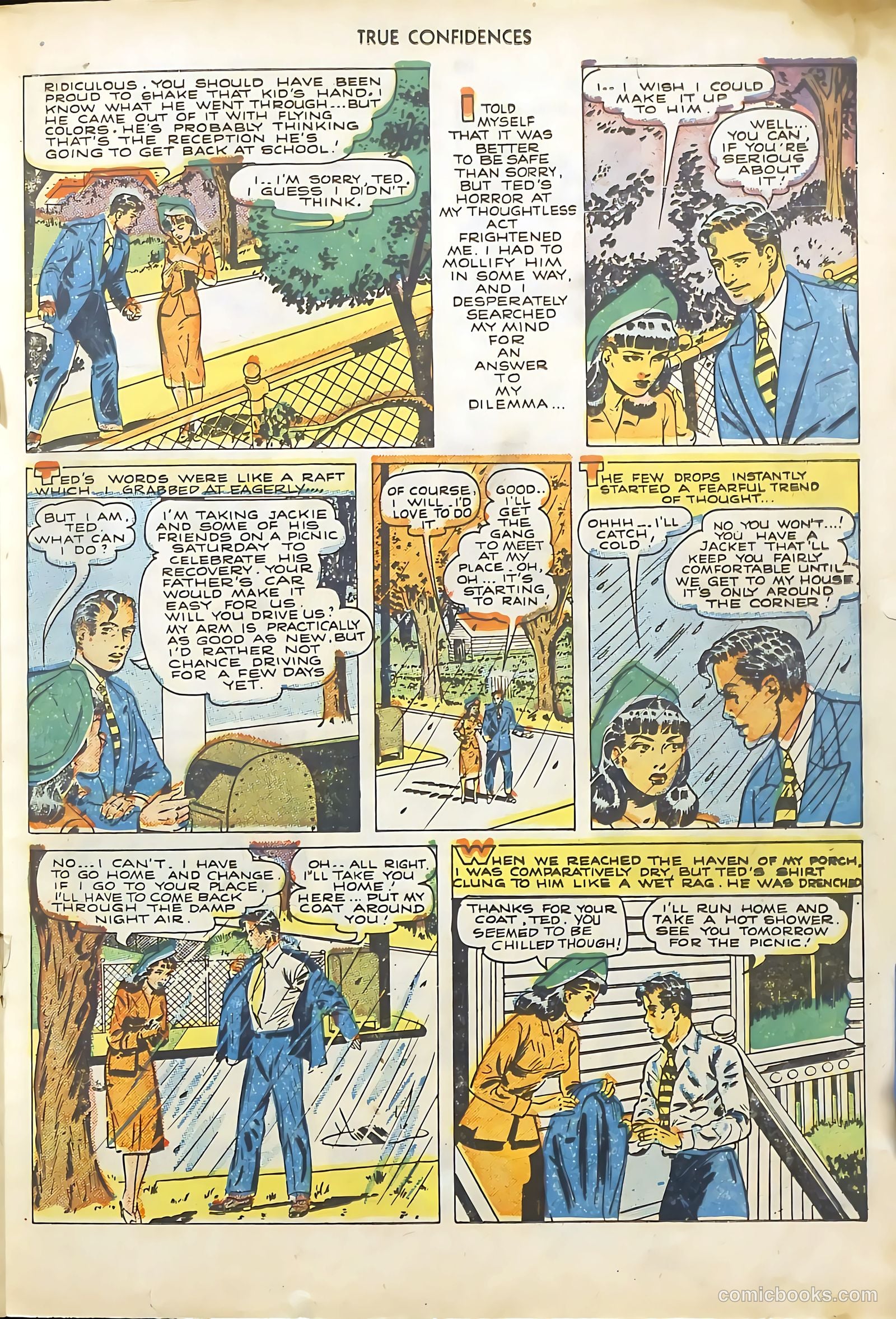 True Confidences #2 (1950) — page 19 of 36