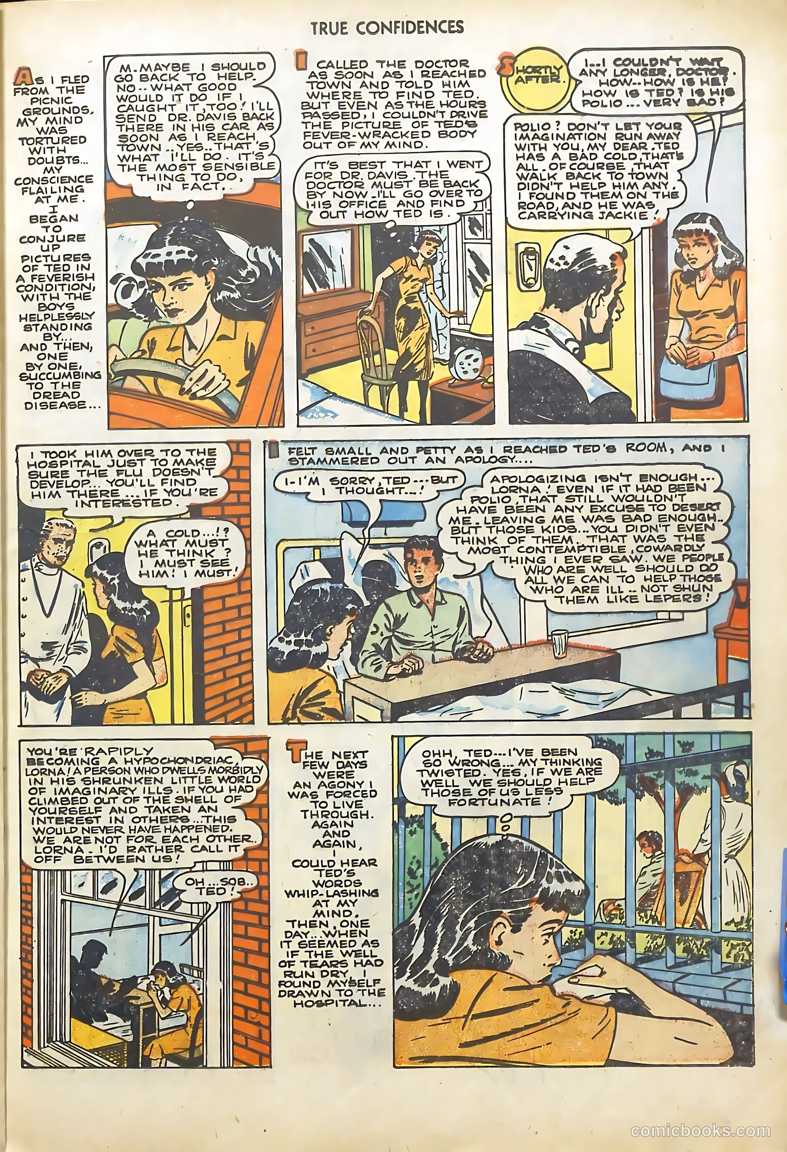 True Confidences #2 (1950) — page 21 of 36