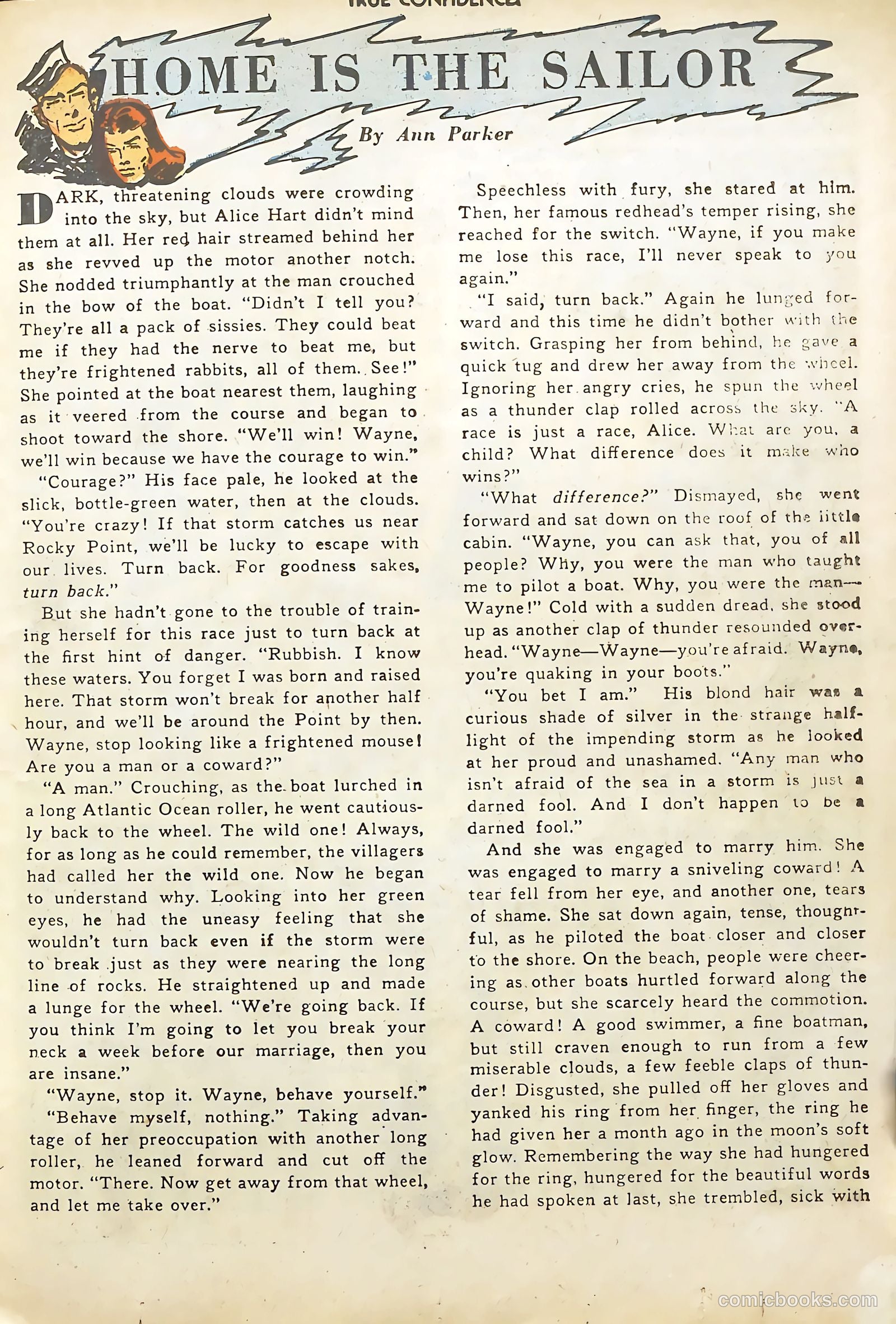 True Confidences #2 (1950) — page 23 of 36