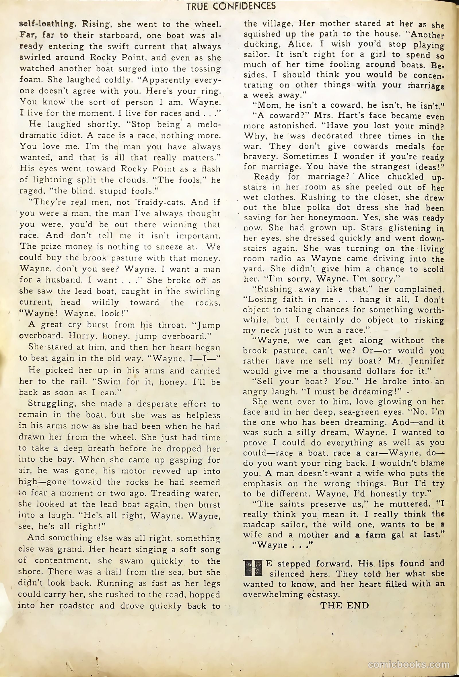 True Confidences #2 (1950) — page 24 of 36