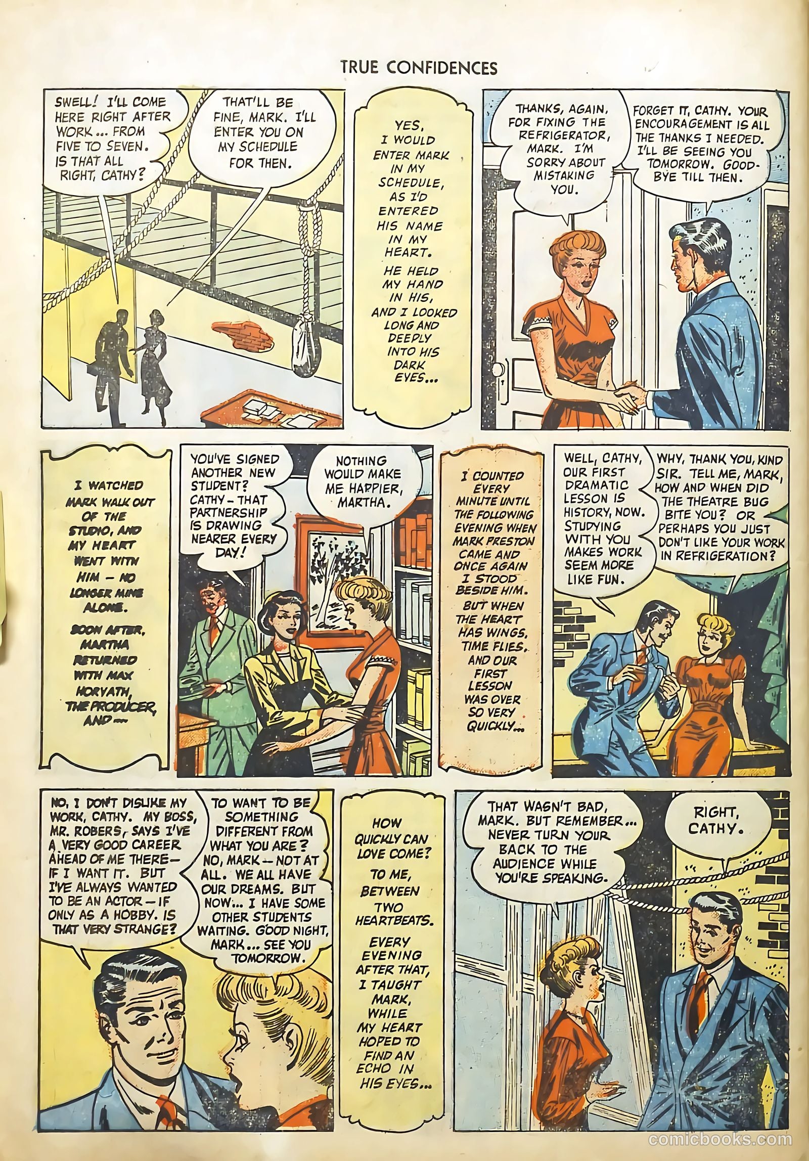 True Confidences #2 (1950) — page 28 of 36