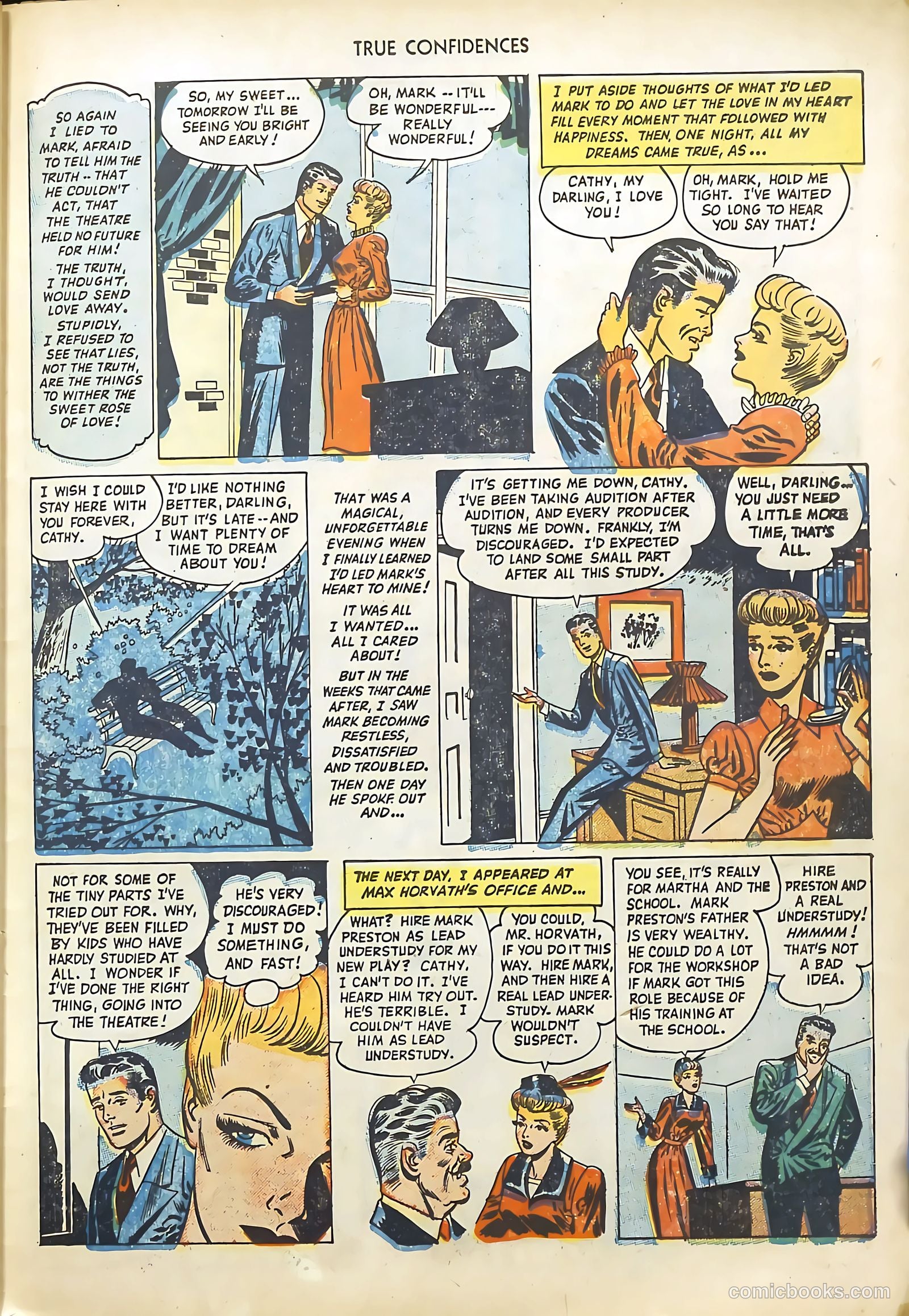 True Confidences #2 (1950) — page 31 of 36