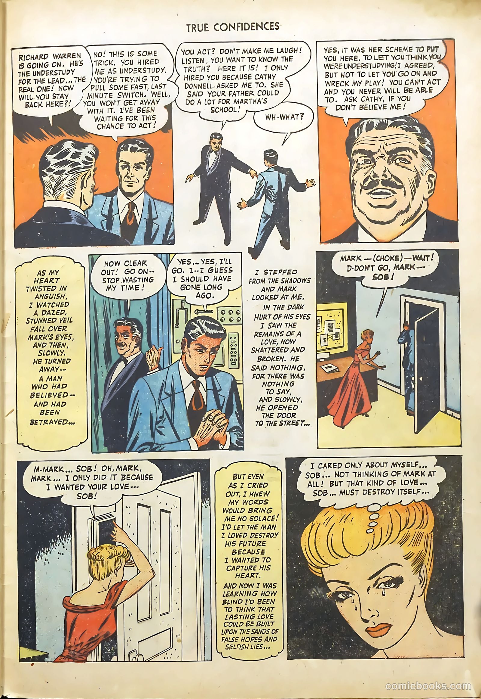 True Confidences #2 (1950) — page 33 of 36