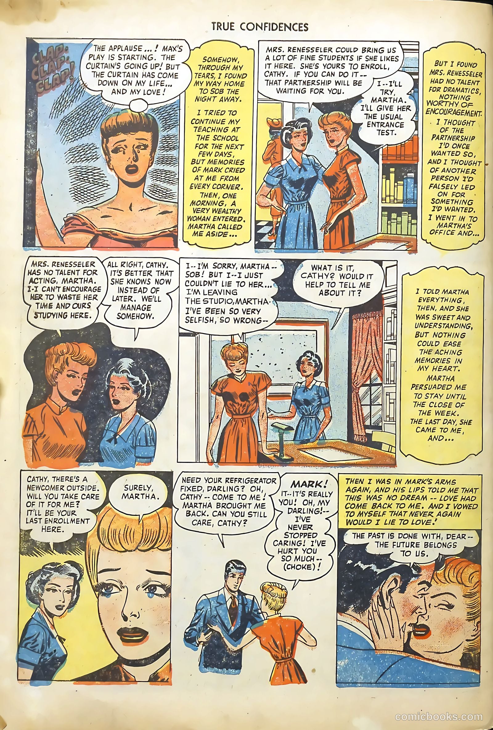 True Confidences #2 (1950) — page 34 of 36