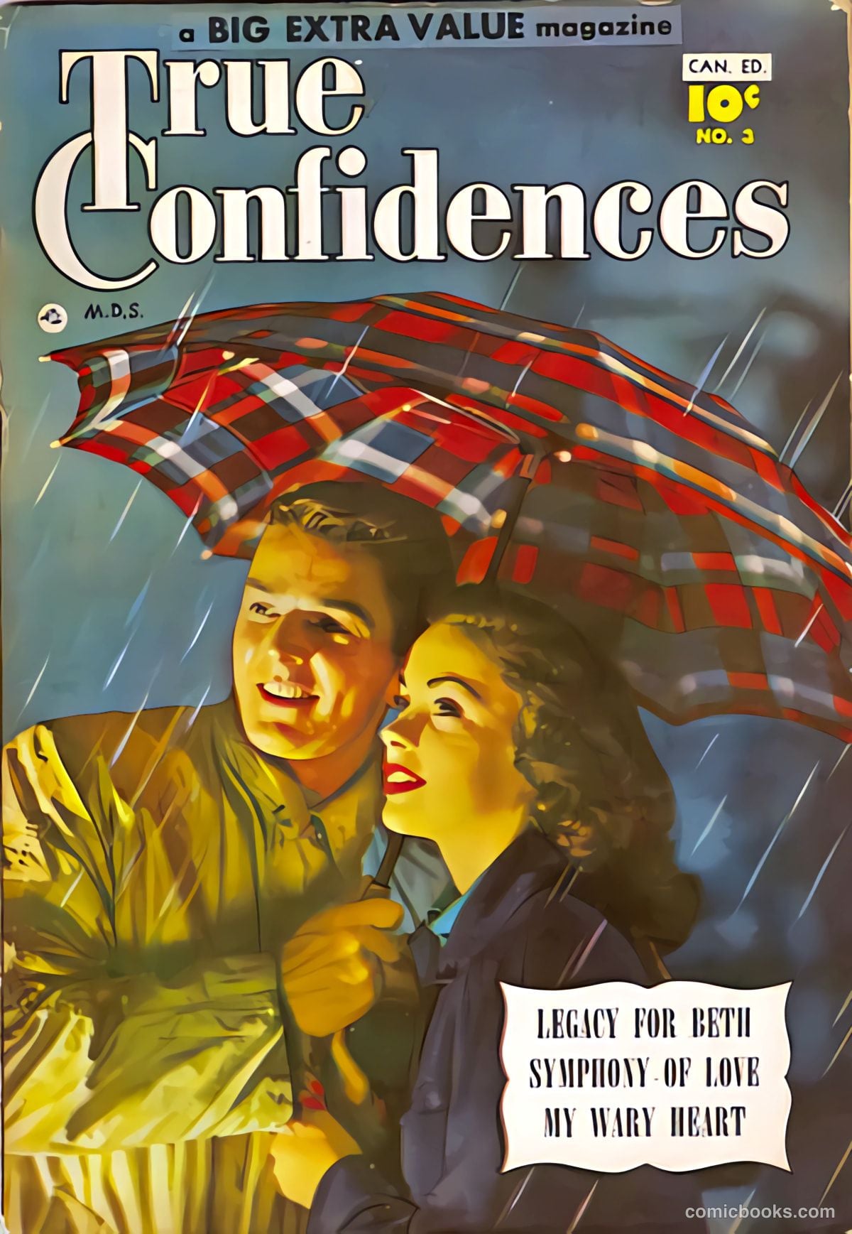 True Confidences #3 cover