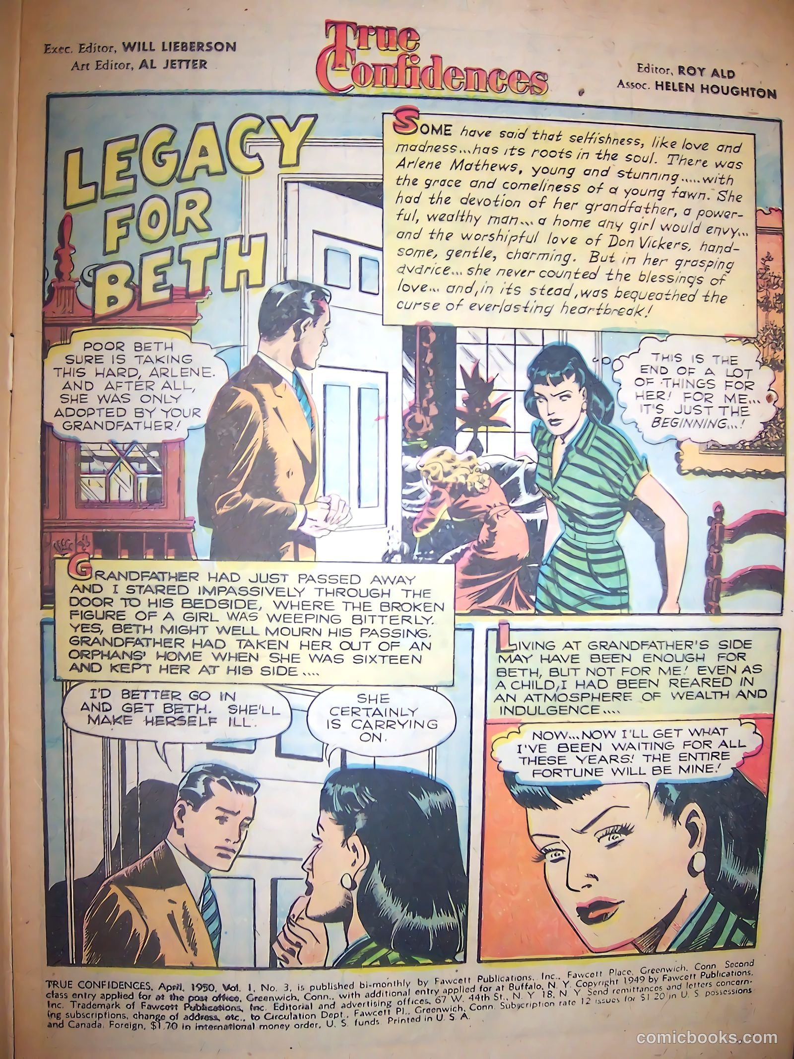 True Confidences #3 (1950) — page 3 of 36