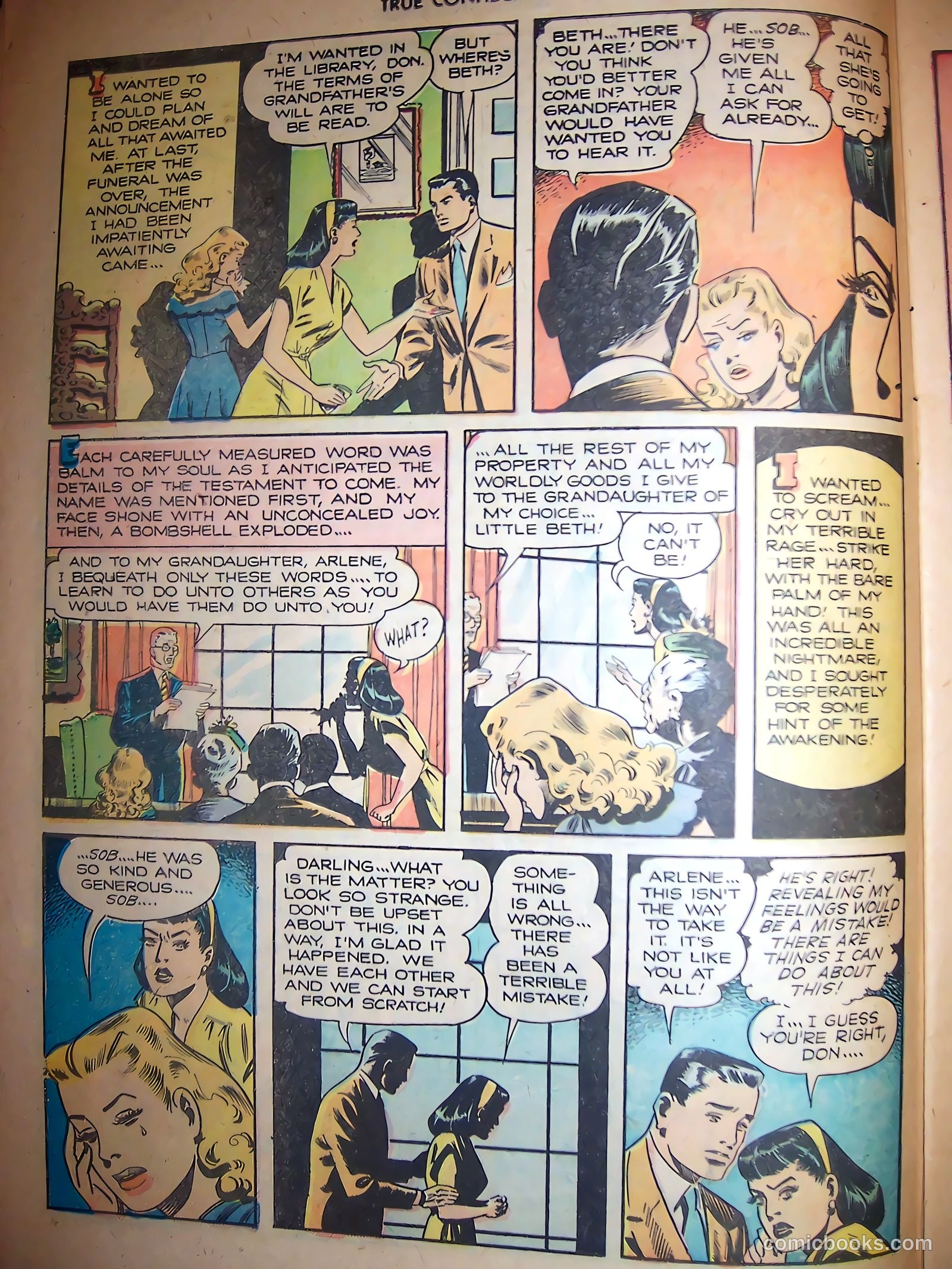 True Confidences #3 (1950) — page 6 of 36